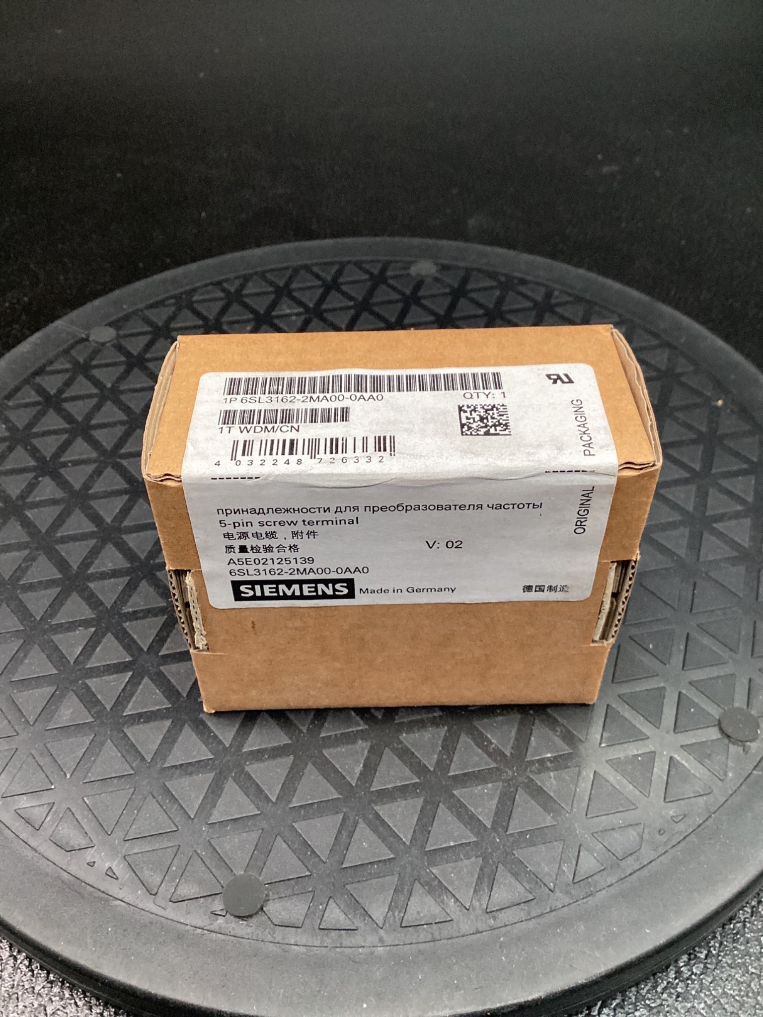 SIEMENS 6SL3162-2MA00-0AA0 SINAMICS S120 Power Connector NEW 4