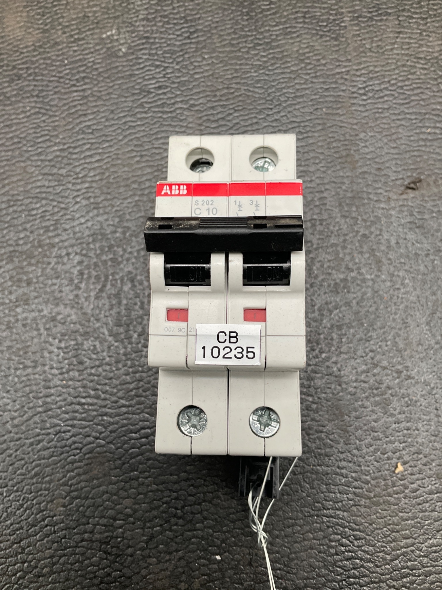 ABB S202-C10 2-Pole Circuit Breaker USED 1