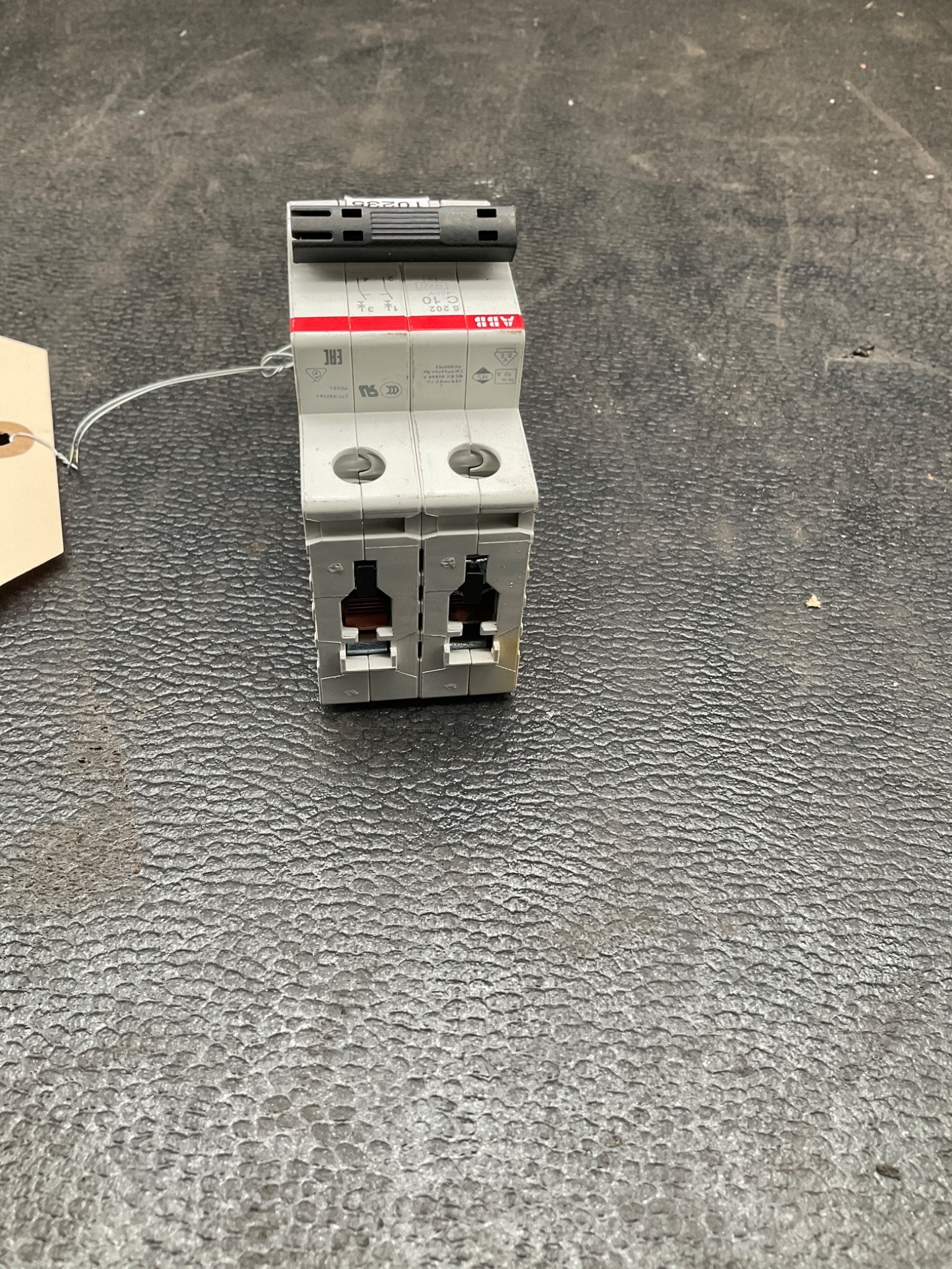 ABB S202-C10 2-Pole Circuit Breaker USED 3