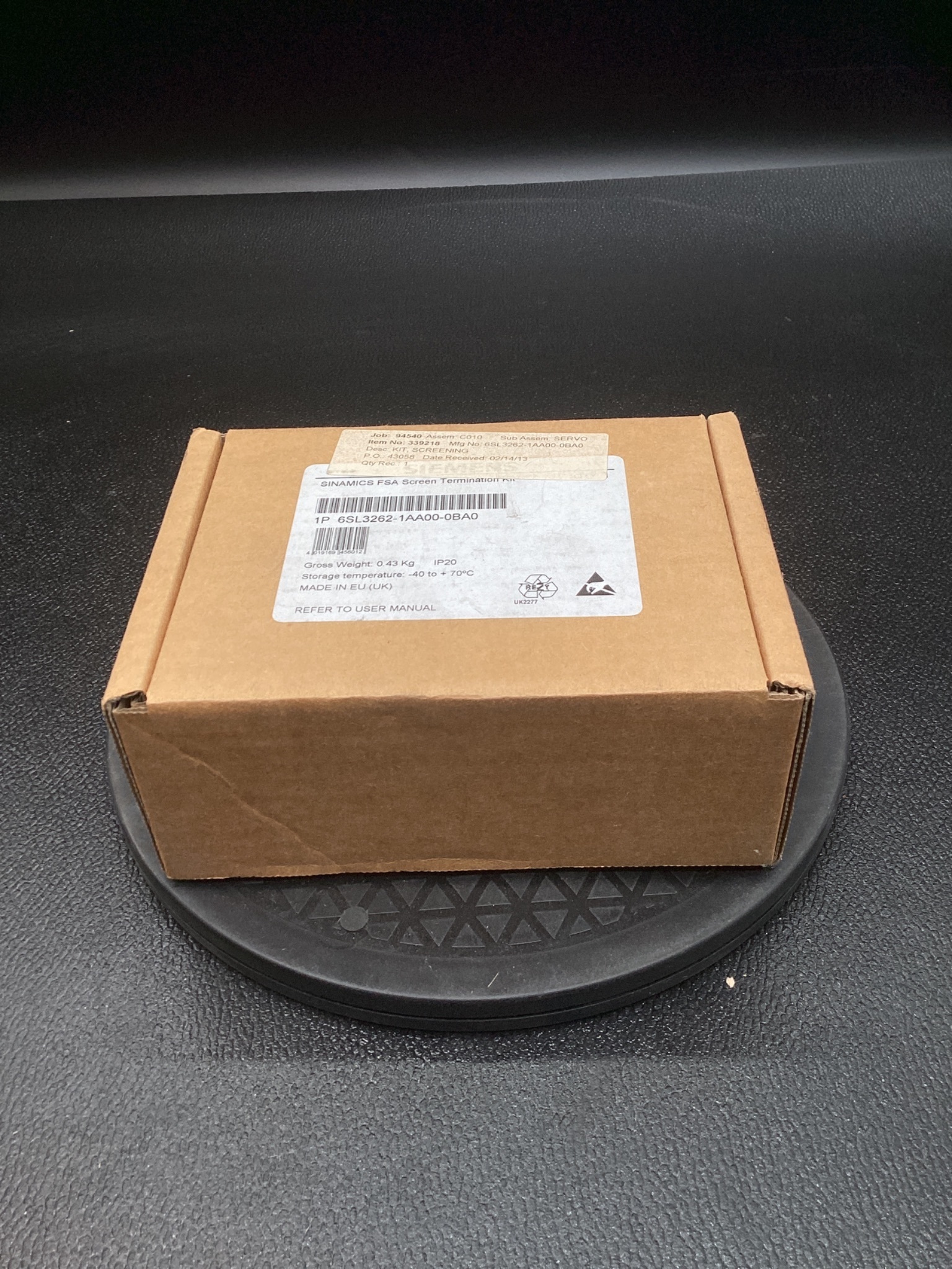 SIEMENS 6SL3262-1AA00-0BA0 Shield Connection Kit FSA Termination NEW 0
