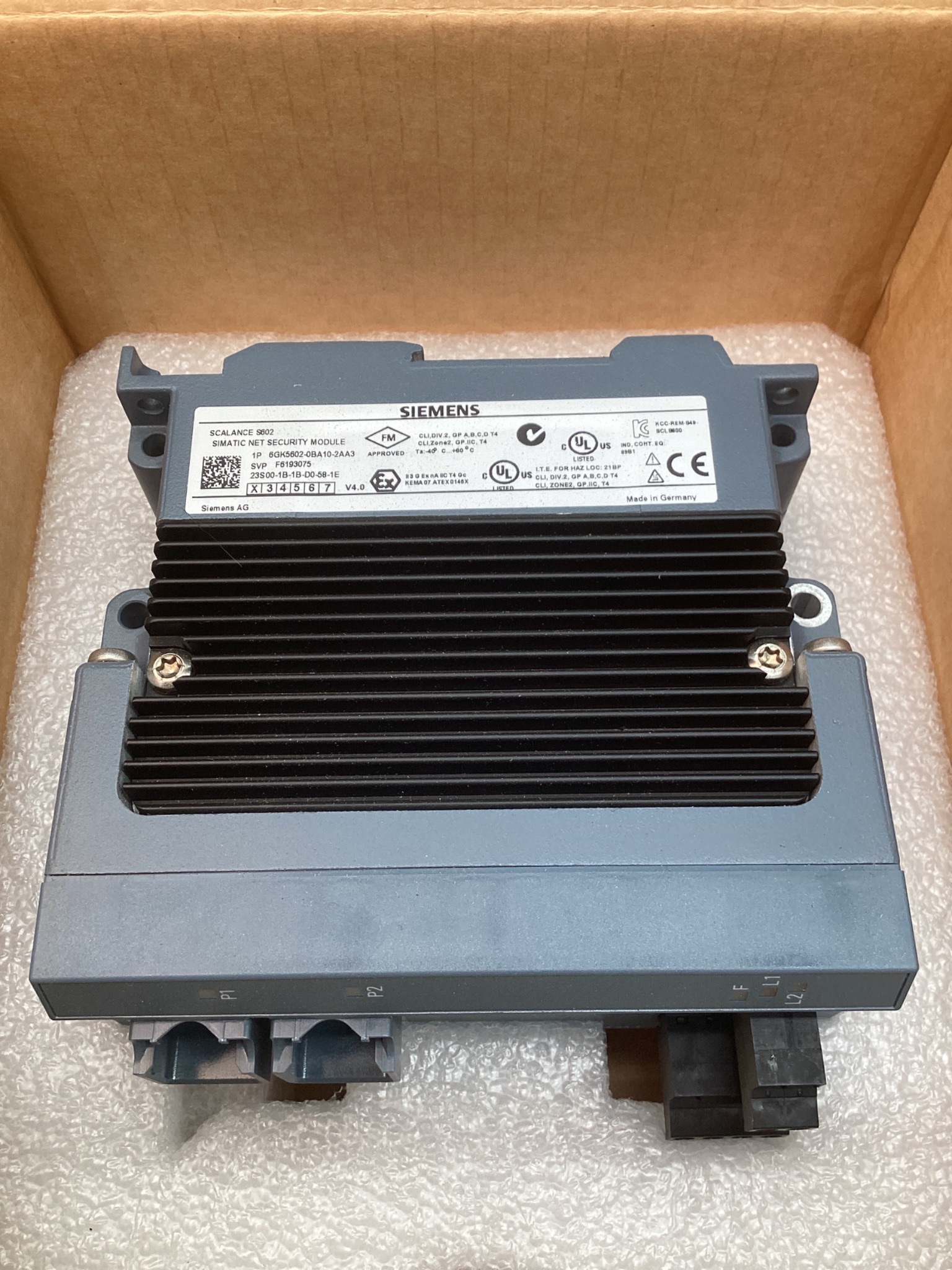 SIEMENS 6GK5602-0BA10-2AA3 SCALANCE NET Security Module NEW 2