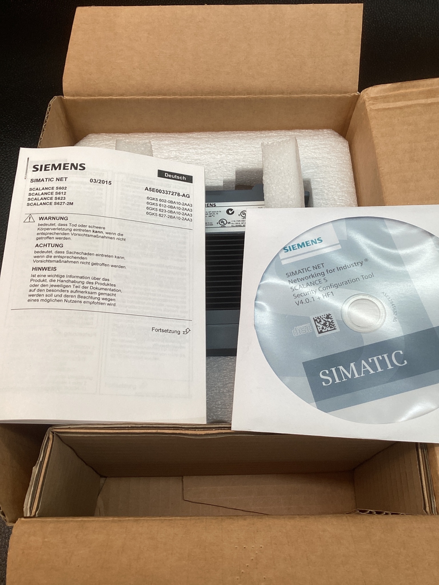 SIEMENS 6GK5602-0BA10-2AA3 SCALANCE NET Security Module NEW 3
