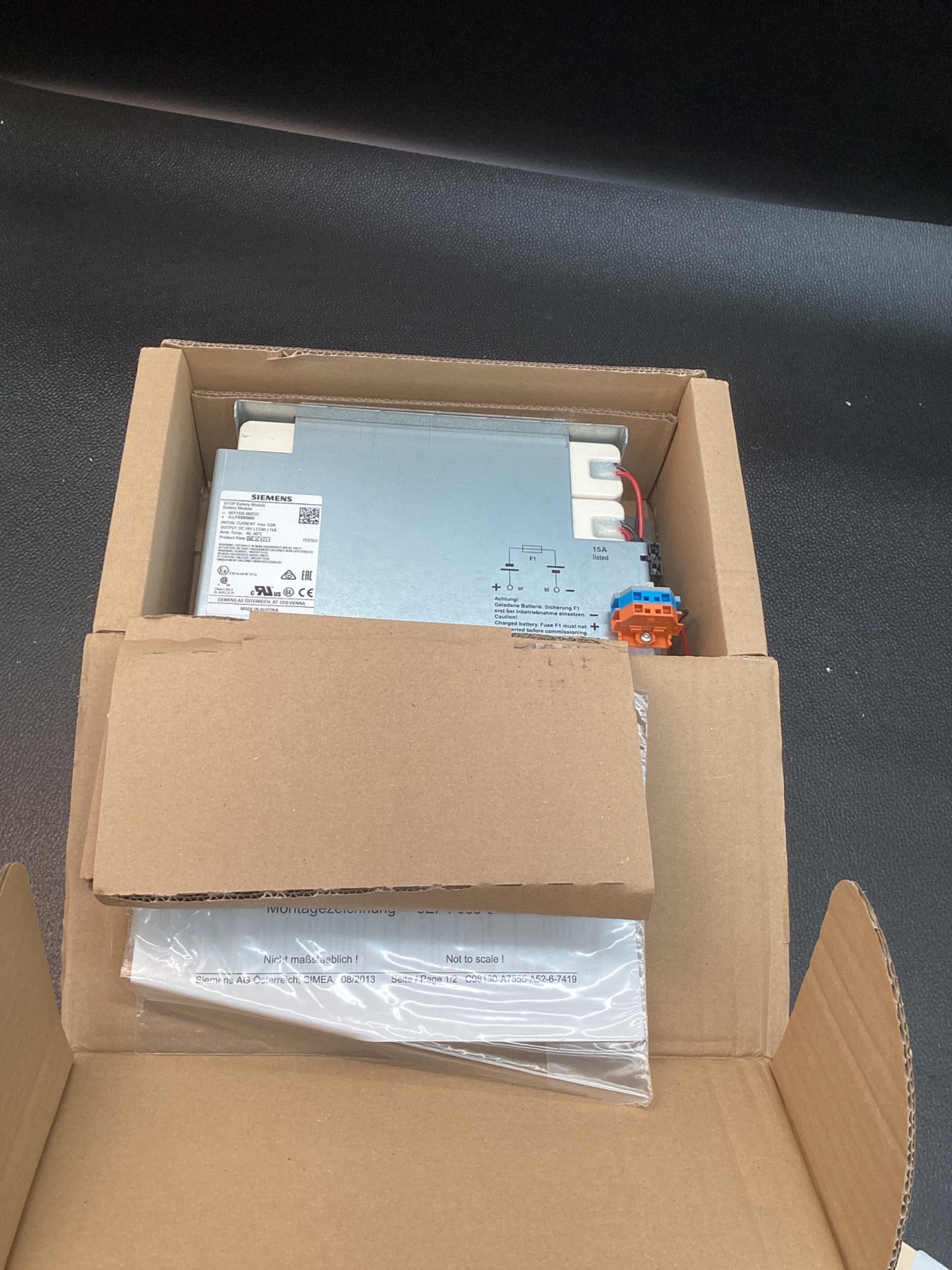 SIEMENS 6EP1935-6MD31 SITOP Battery Module NEW 5