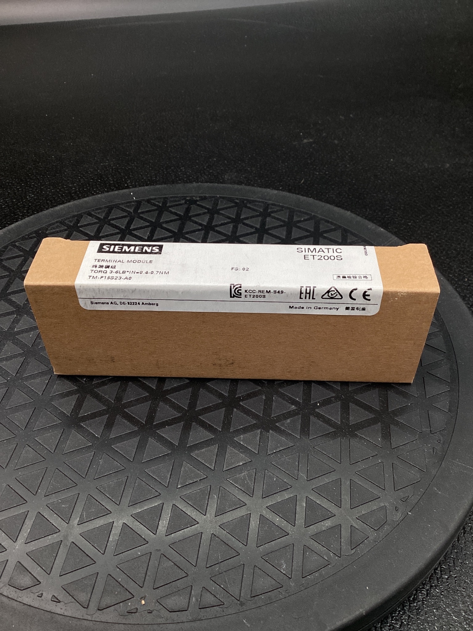 SIEMENS 6ES7 193-4CD20-0AA0 Terminal Module ET200S NEW 4