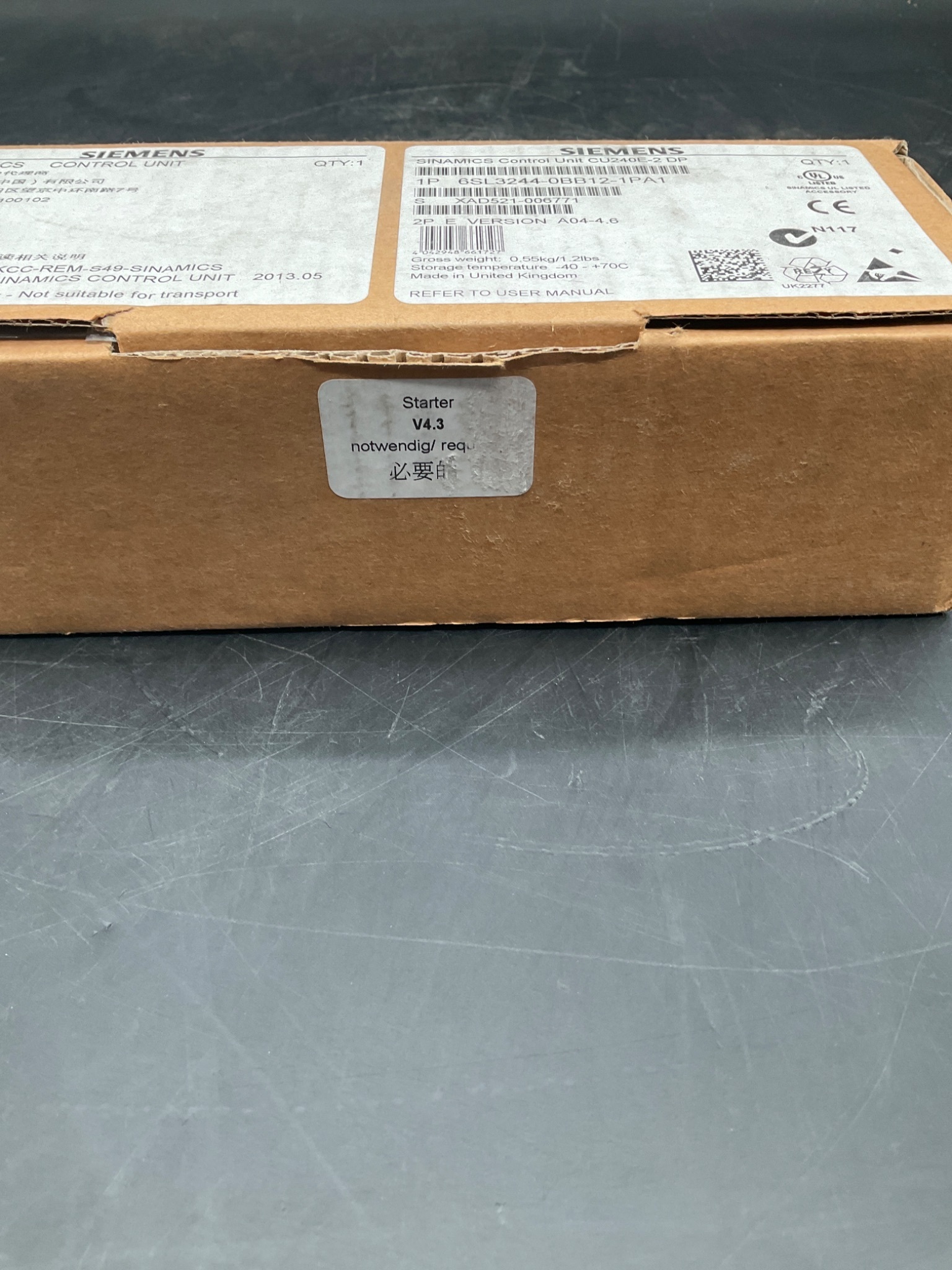 SIEMENS 6SL3244-0BB12-1PA1 SINAMICS Control Unit Module NEW 2