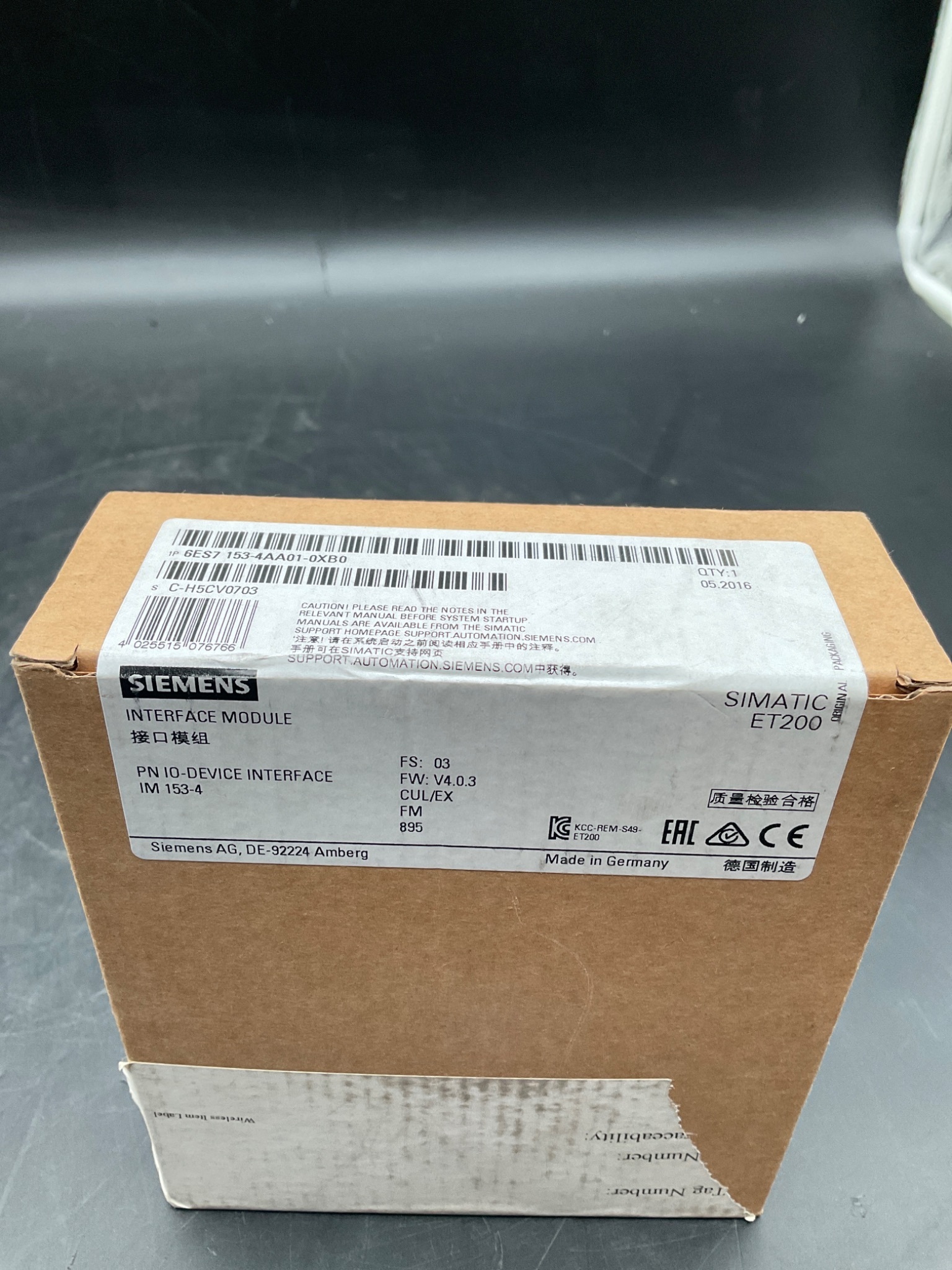 SIEMENS 6ES7 153-4AA01-0XB0 Interface Module ET200M NEW 4