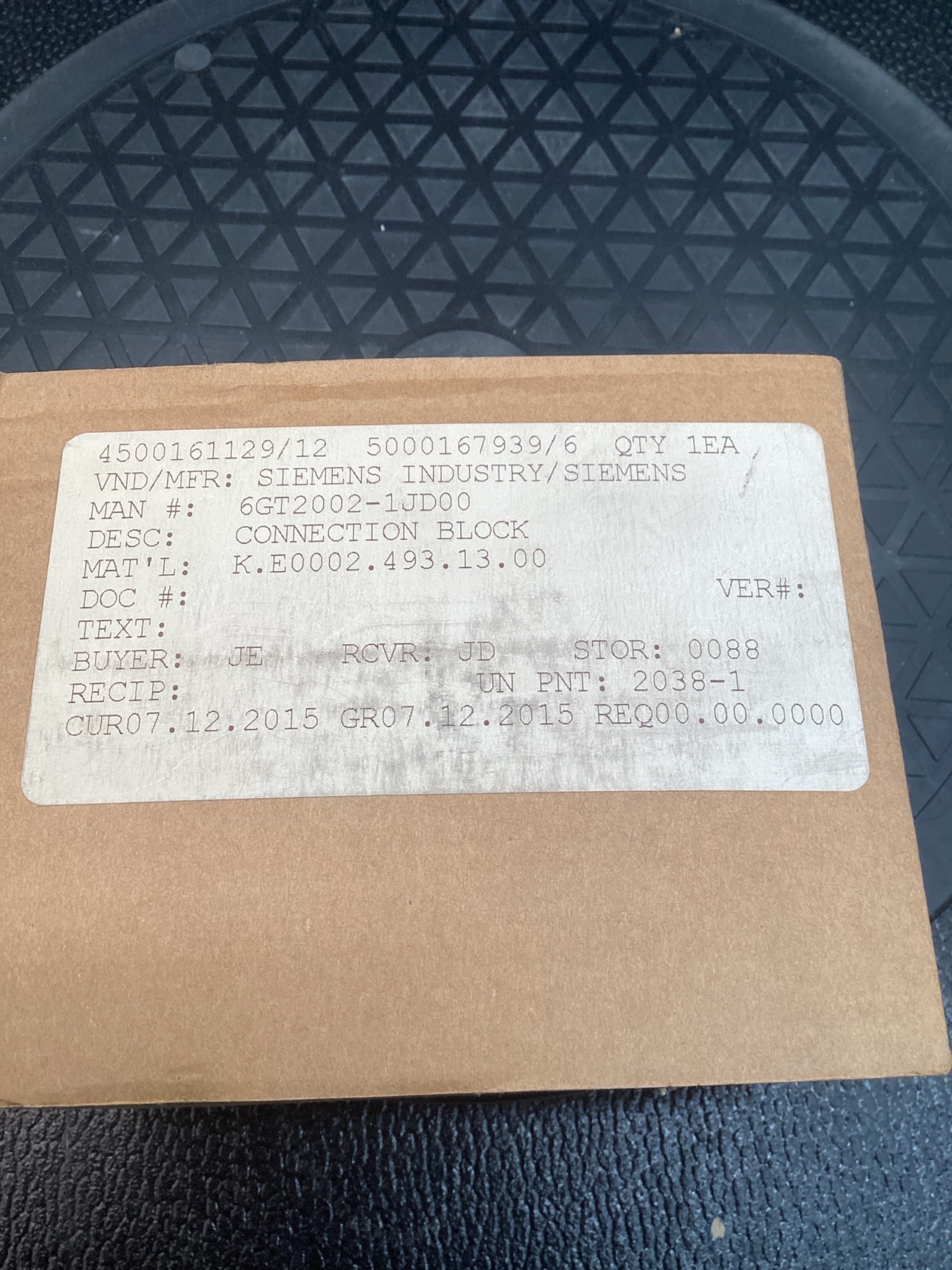 SIEMENS 6GT2 002-1JD00 Terminal Block Simatic RF NEW 5