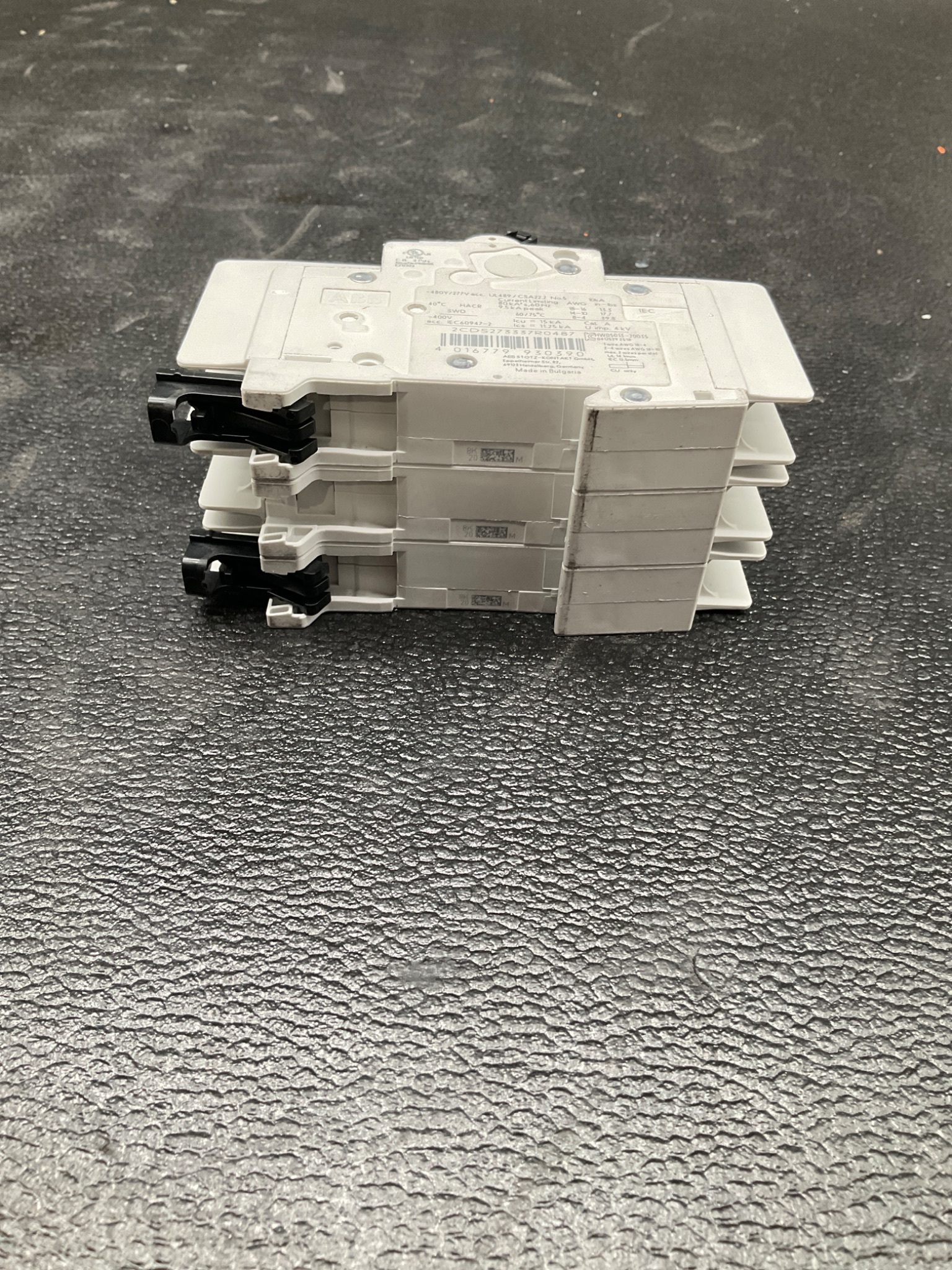 ABB SU203M-K20A 3-Pole Miniature Circuit Breaker USED 5
