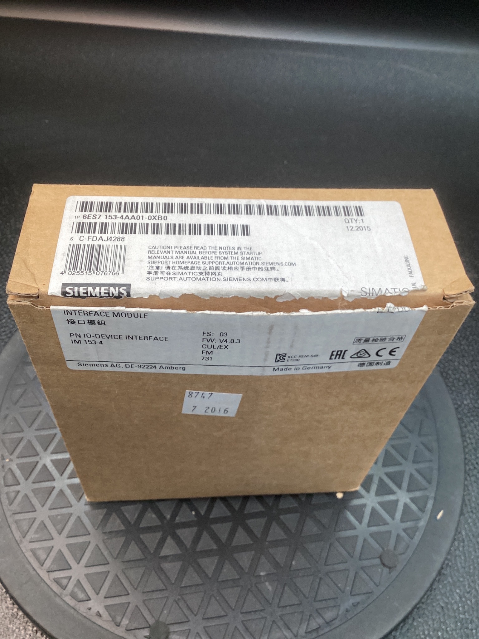 SIEMENS 6ES7 153-4AA01-0XB0 Interface Module ET200M NEW 4