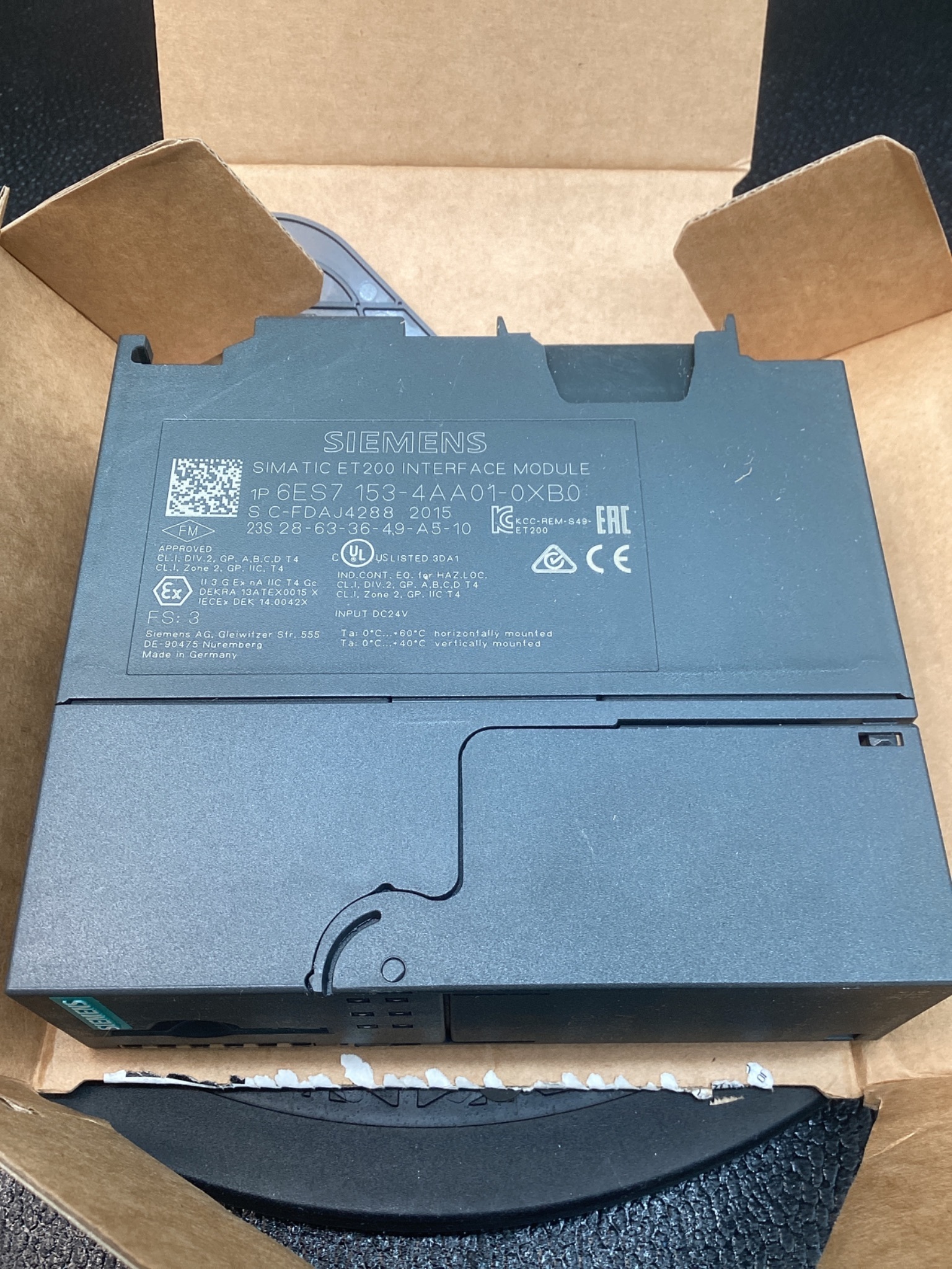 SIEMENS 6ES7 153-4AA01-0XB0 Interface Module ET200M NEW 6