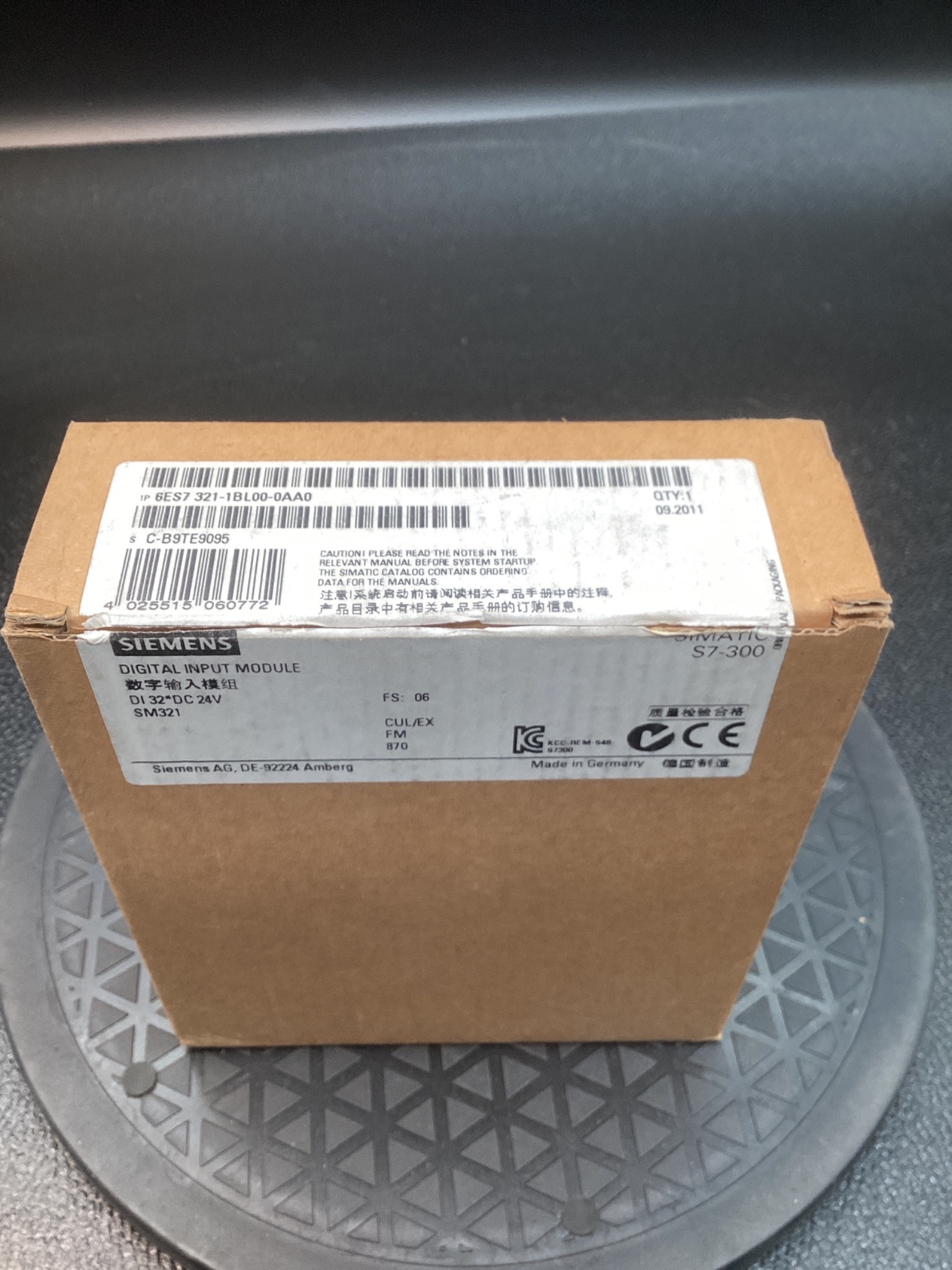 SIEMENS 6ES7 321-1BL00-0AA0 Digital Input Module ET200S NEW 4