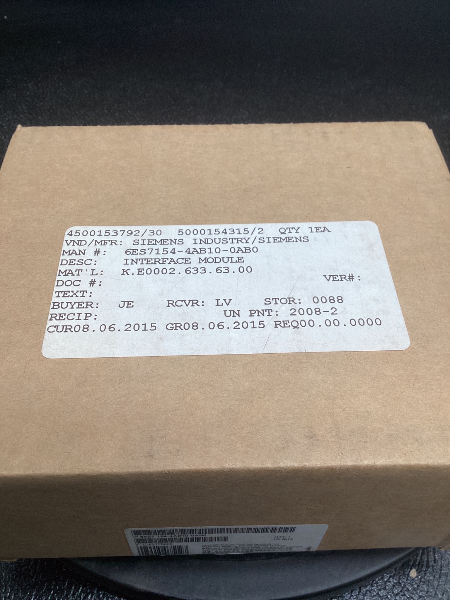 SIEMENS 6ES7 154-4AB10-0AB0 Interface Module ET200M NEW 5