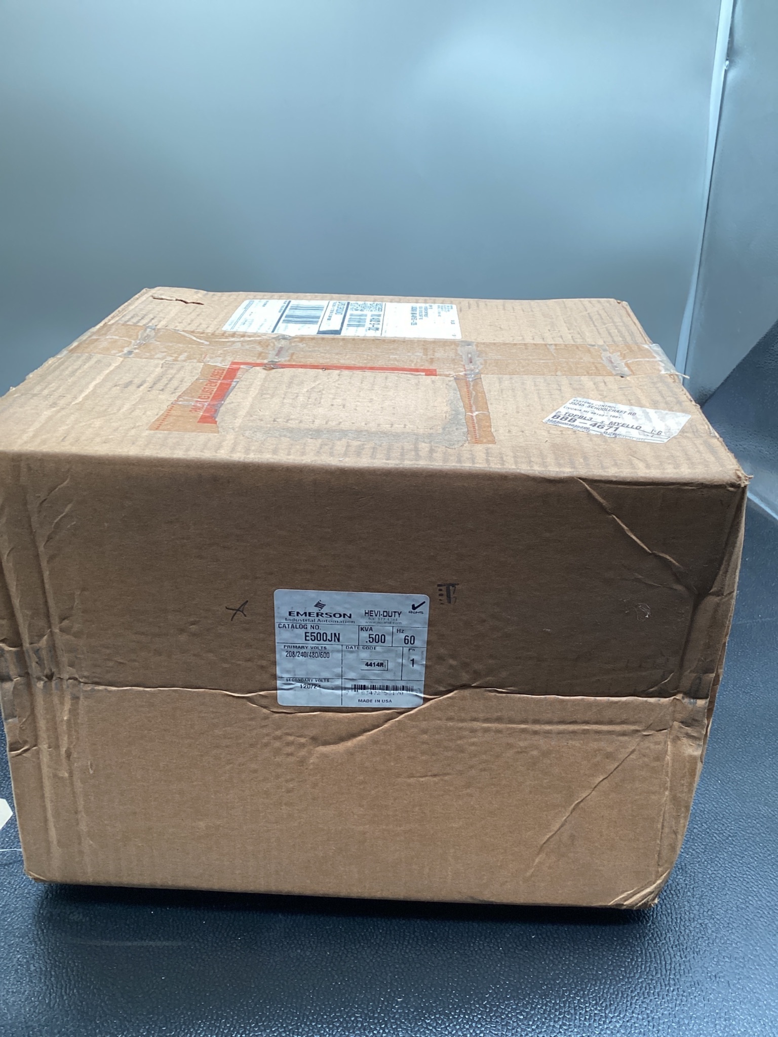 SolaHD E500JN Control Transformer 500VA 208–600V - 120/24V NEW 3