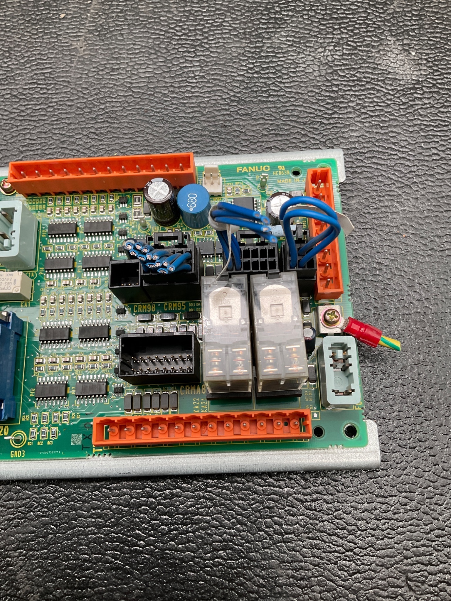 FANUC A20B-2101-0370 PCB - R-30iA Operator Control Board USED 3