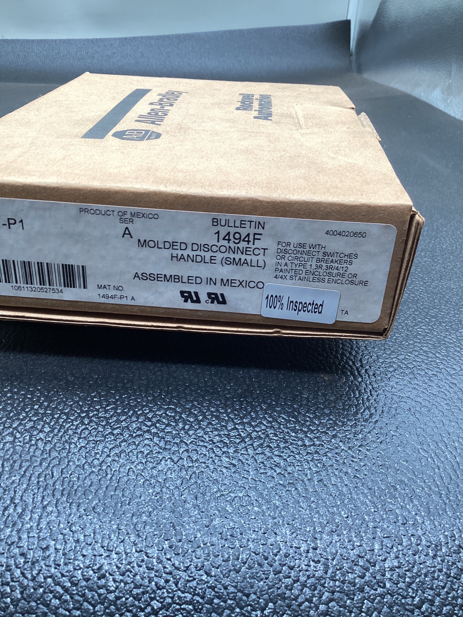 ALLEN BRADLEY 1494F-P1 Disconnect Switch Handle Series A NEW 5