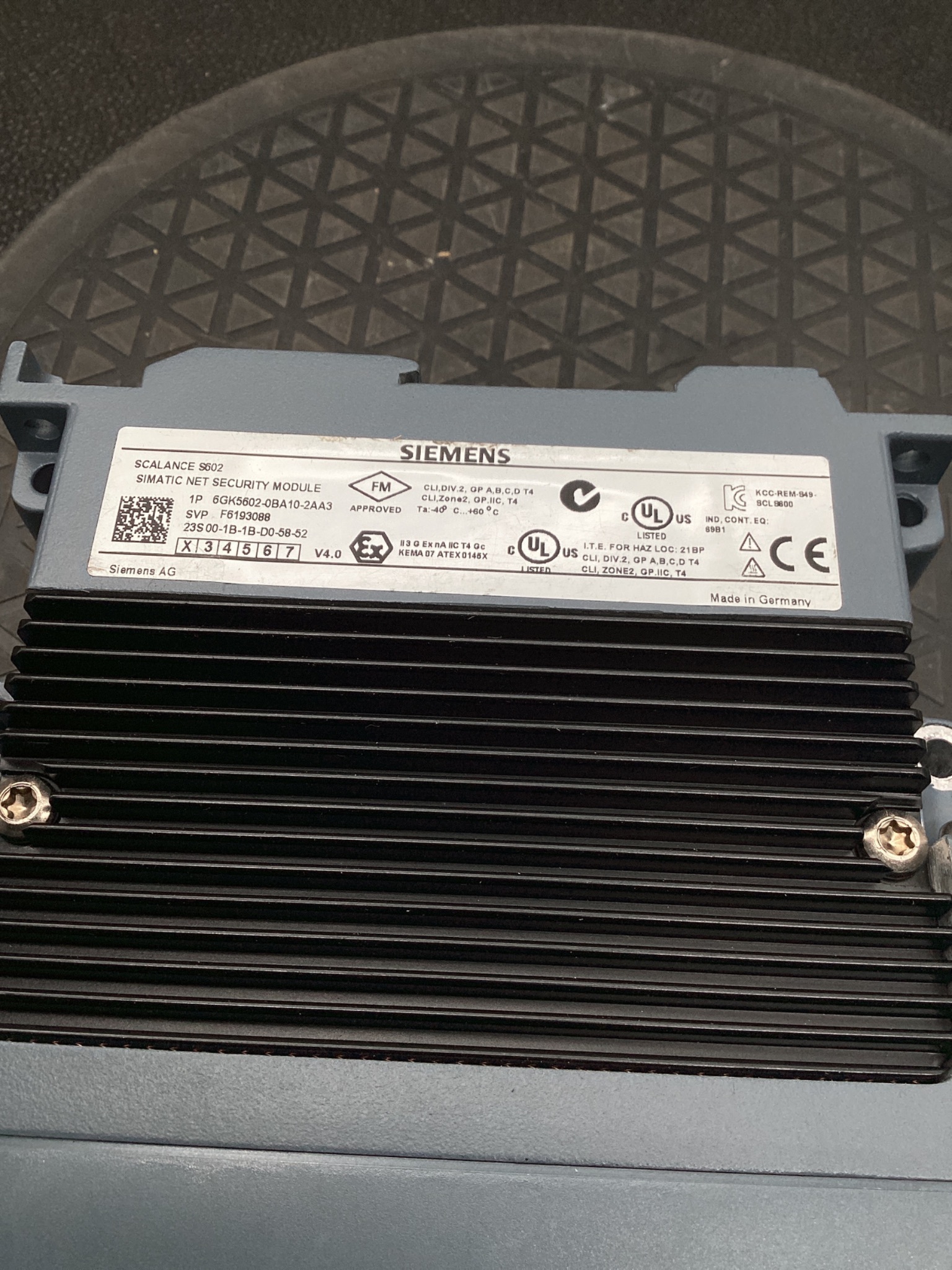 SIEMENS 6GK5602-0BA10-2AA3 SCALANCE NET Security Module NEW 7