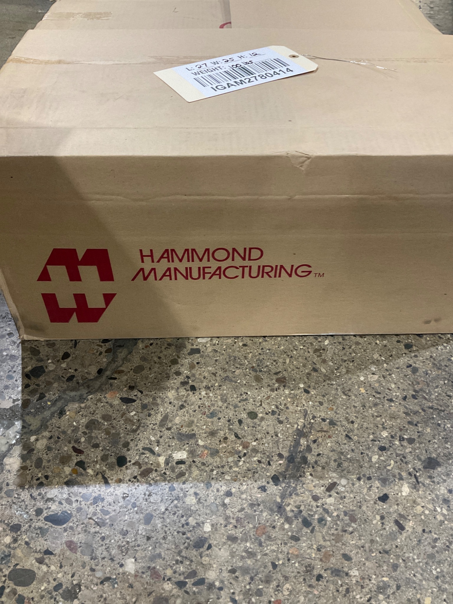 HAMMOND MANUFACTURING 1418J10 Steel Enclosure 24x24x10 NEW 0
