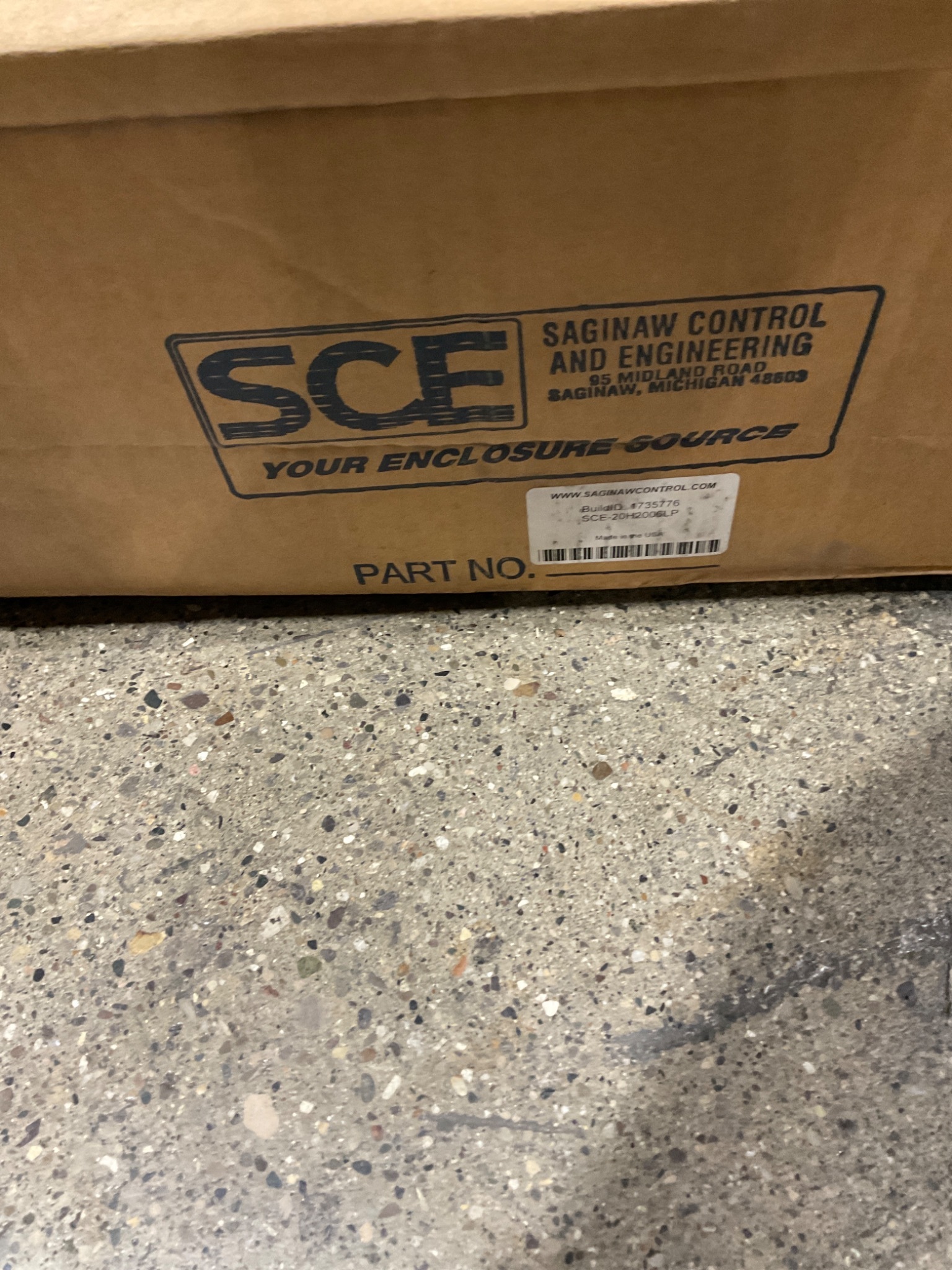 SAGINAW SCE-20H2006LP Steel Enclosure Type 4/12 NEW 2