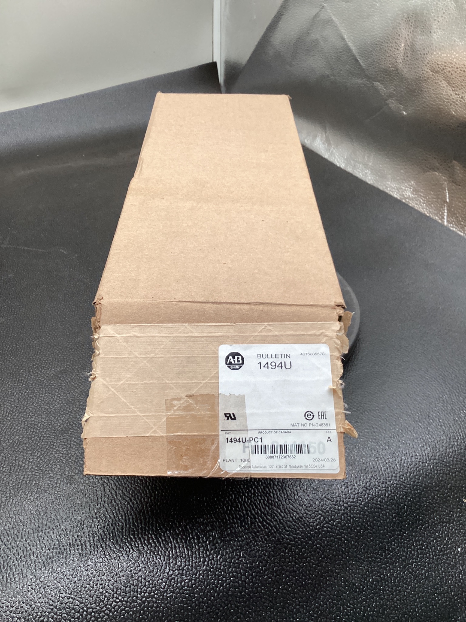 ALLEN BRADLEY 1494U-PC1 Short Protective Cover NEW 0