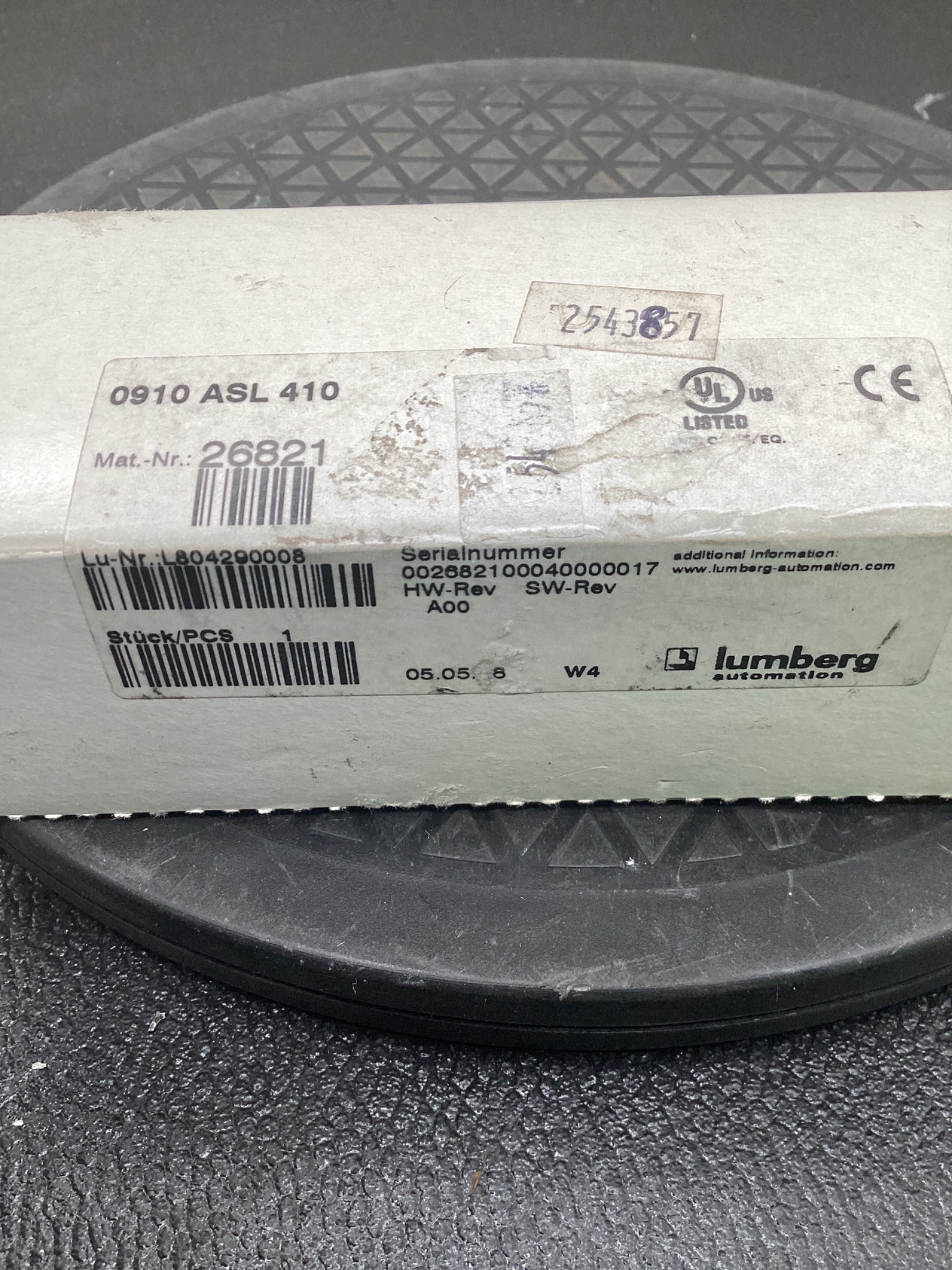 LUMBERG AUTOMATION 0910 ASL 410 AS-Interface Module NEW 5