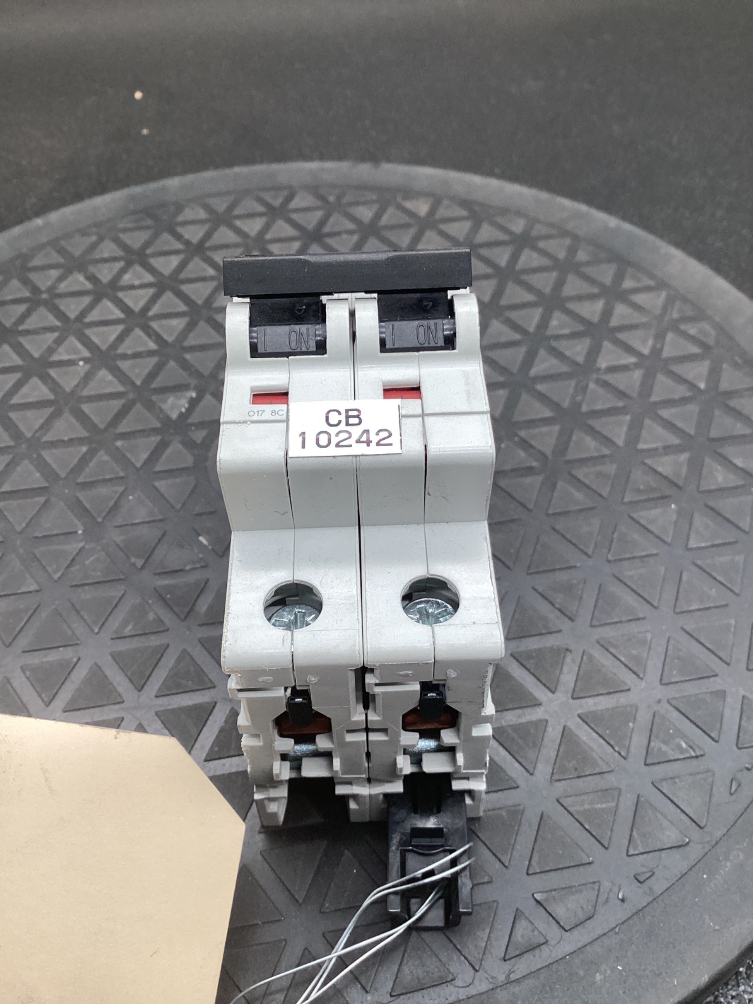 ABB S202-C4 2-Pole Circuit Breaker USED 3