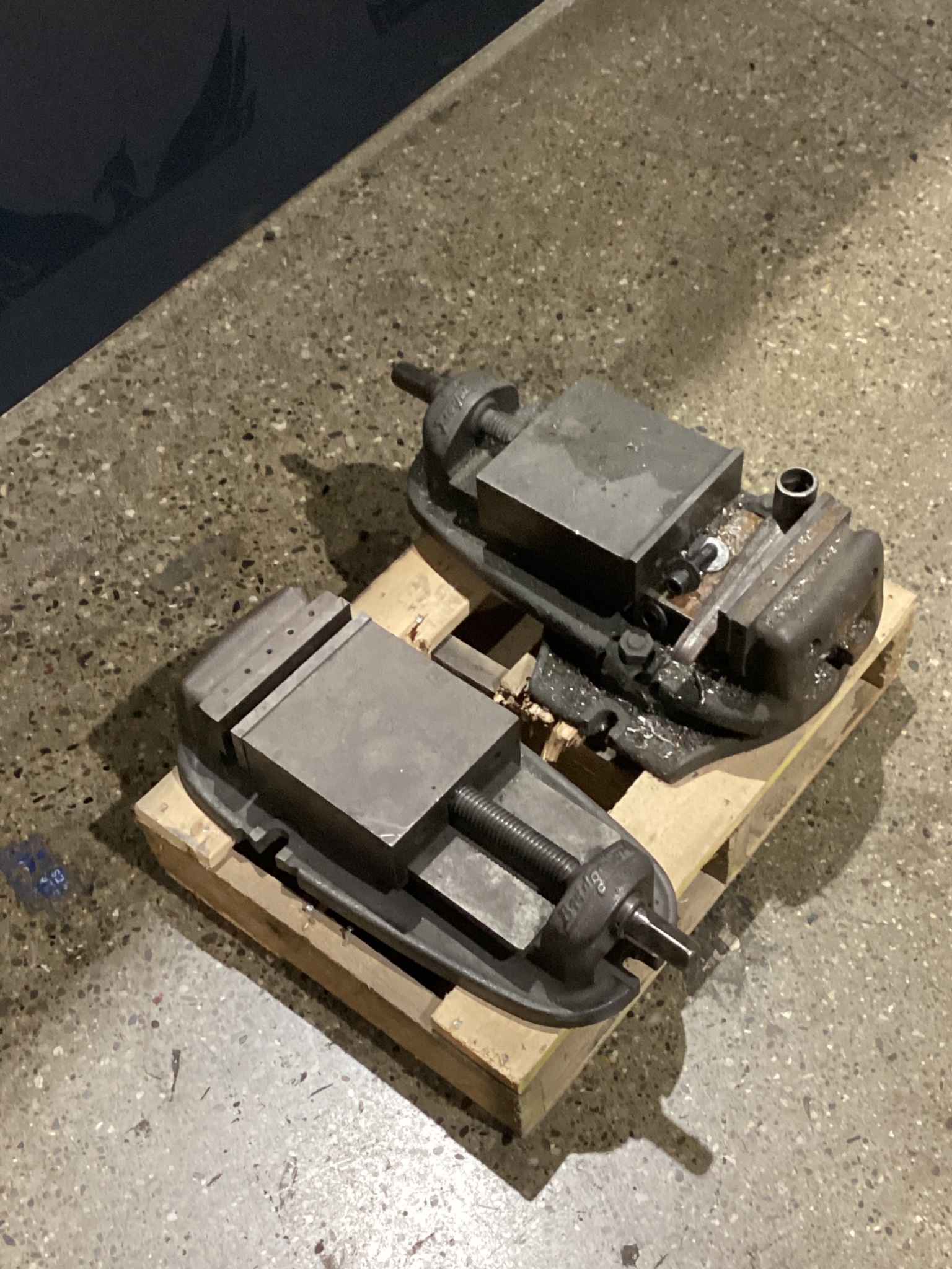 BRIDGEPORT Machine Vises USED (LOT OF 2) 1