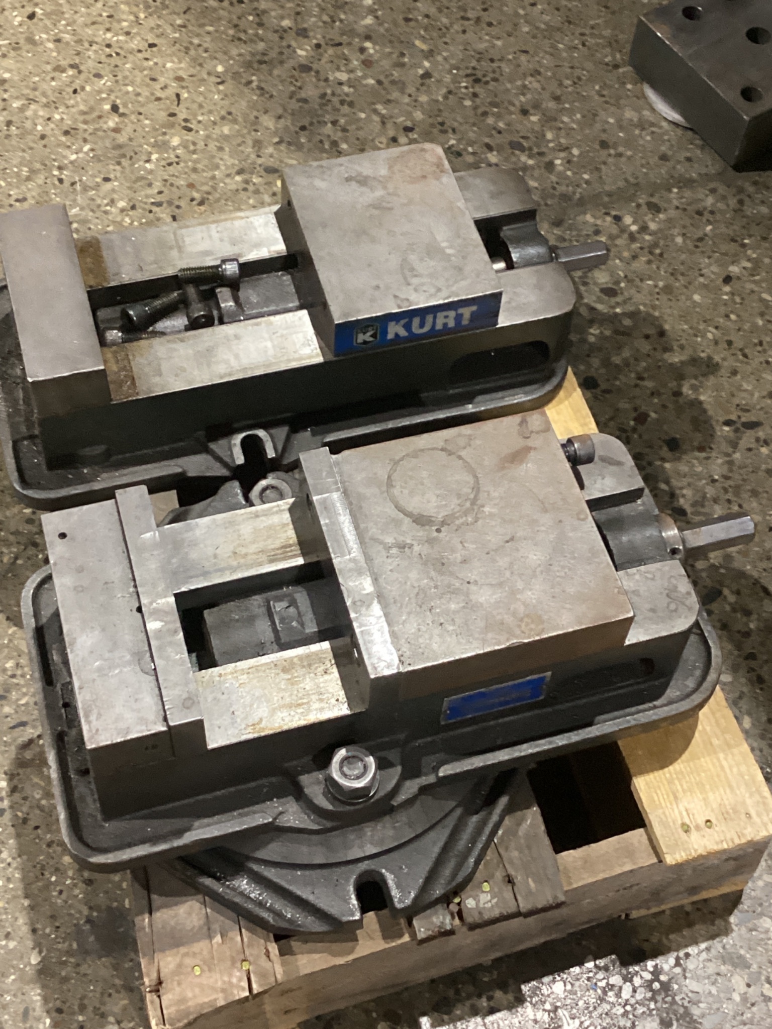 KURT Machine Vises USED (LOT OF 2) 2