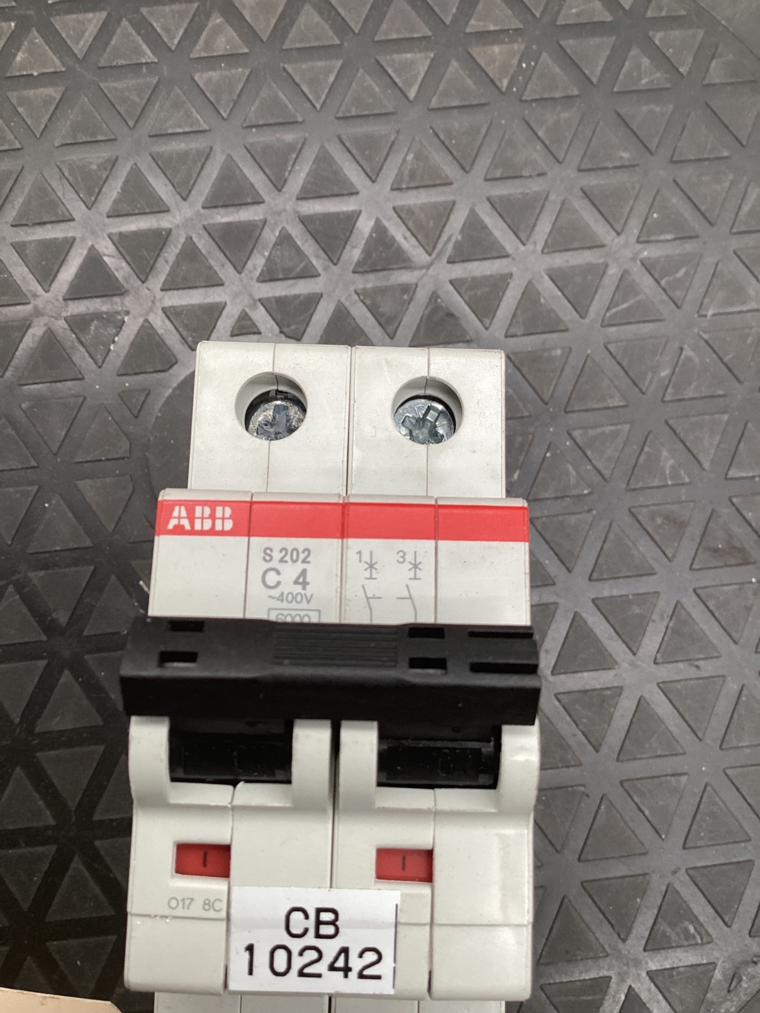 ABB S202-C4 2-Pole Circuit Breaker USED 4