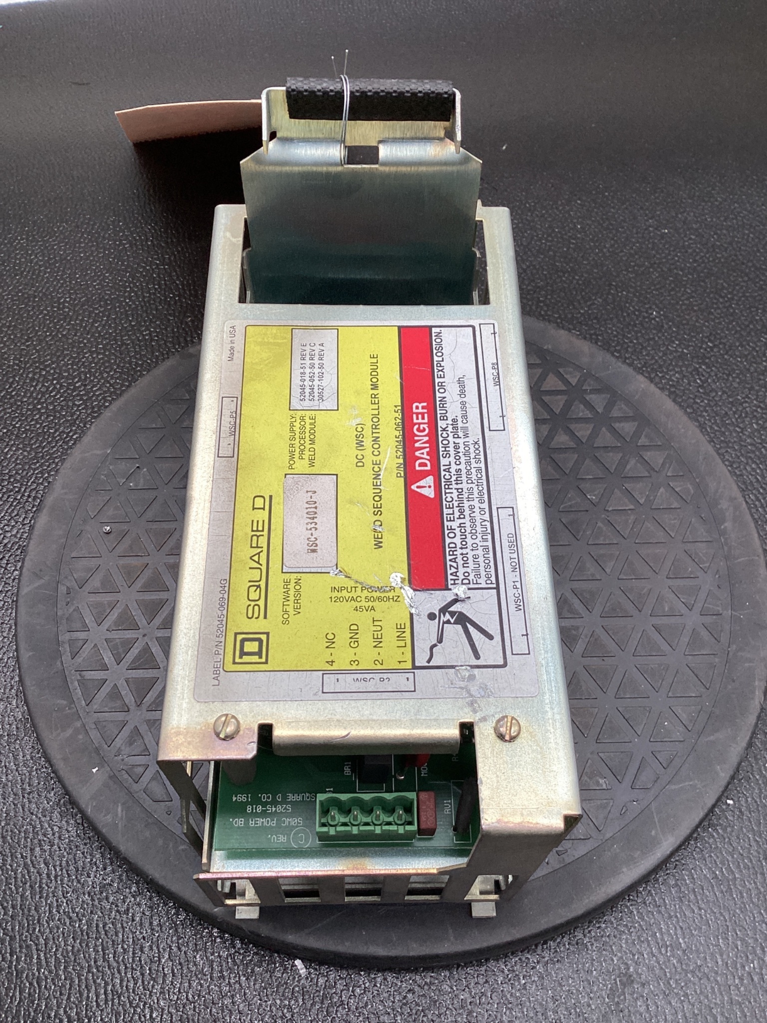 SQUARE D 52045-062-51 DC Weld Sequence Controller Module USED 2