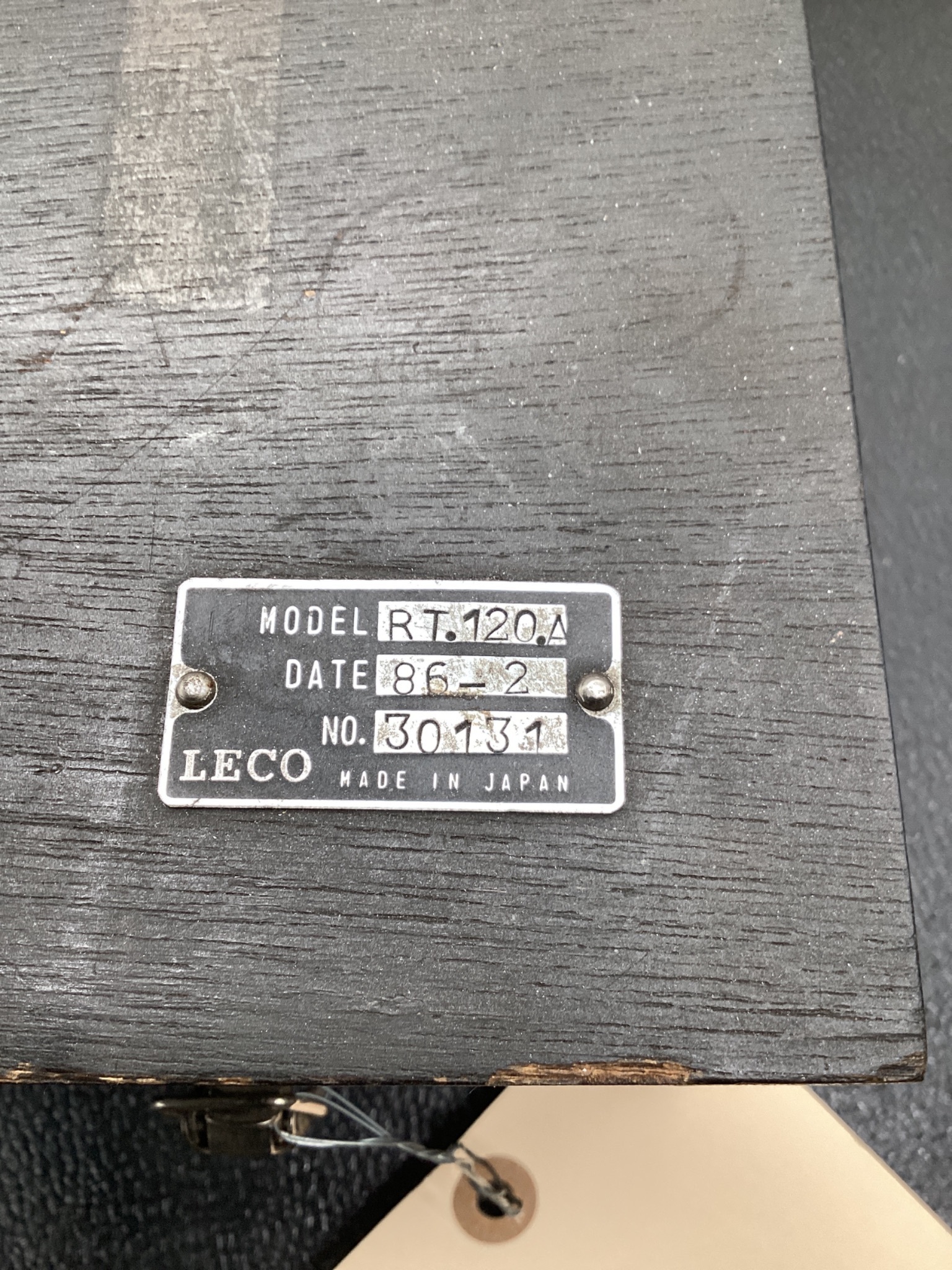 LECO RT-120-A 1986 Hardness Test Block Kit USED AS-IS 4
