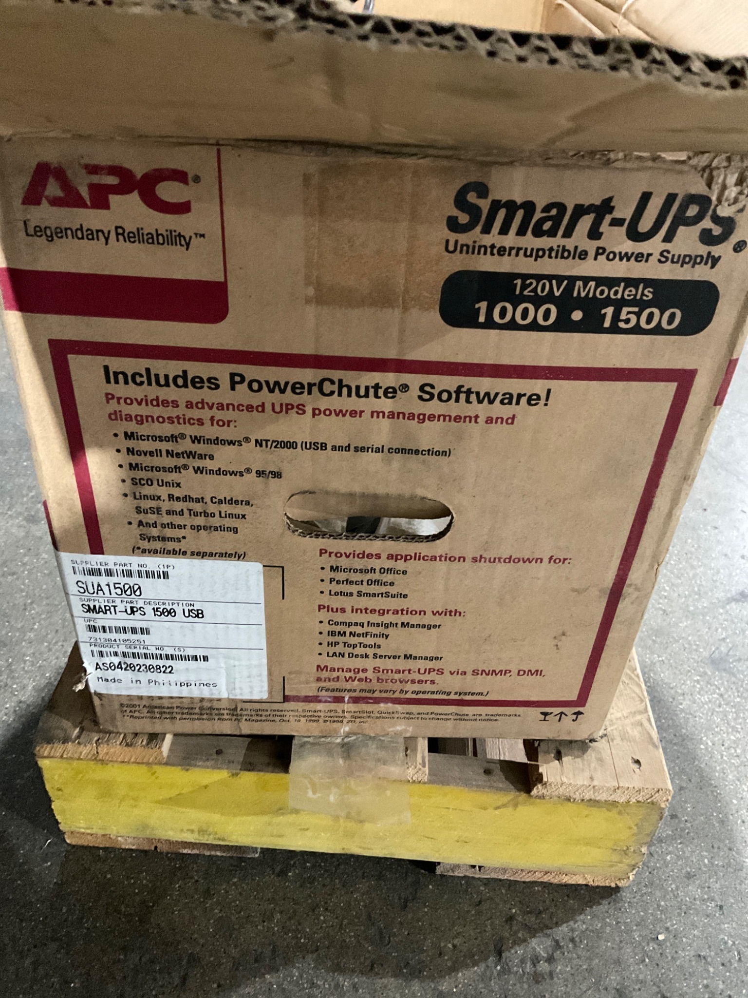 APC SUA1500 Smart-UPS 1500VA 120V Tower NEW 6