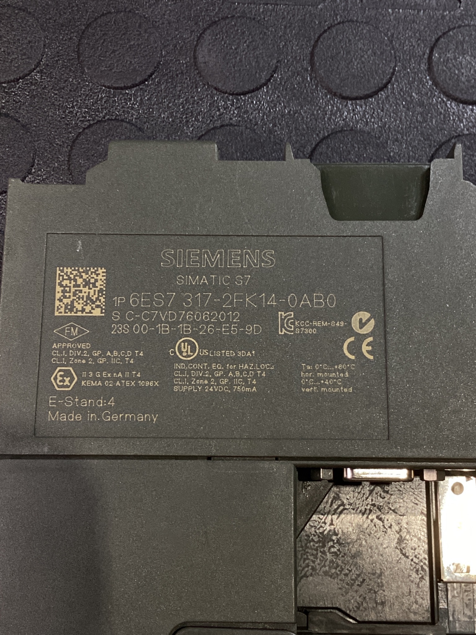 SIEMENS 6ES7 317-2FK14-0AB0 SIMATIC S7 PN/DP CPU USED 4
