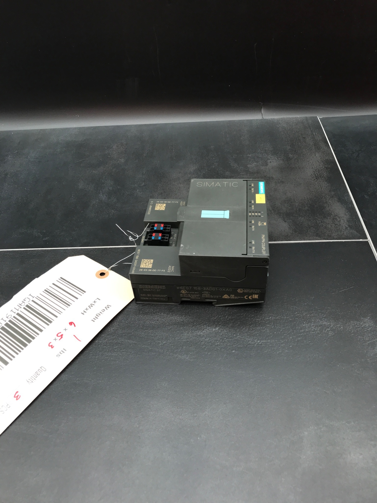 SIEMENS 6ES7 158-3AD01-0XA0 PN/PN Coupler Module USED 0