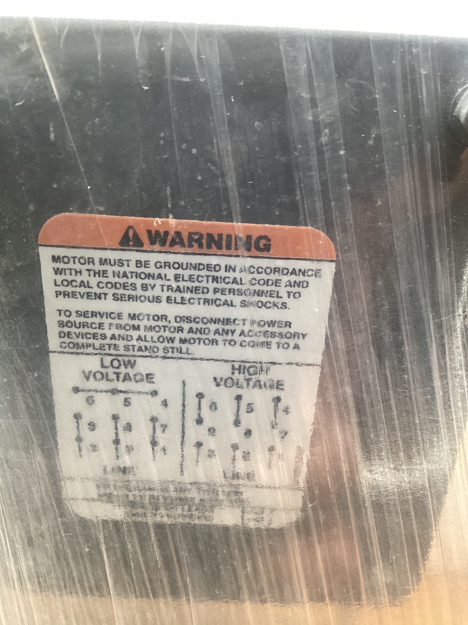 BALDOR VM3613 5 HP Industrial AC Motor NEW 4