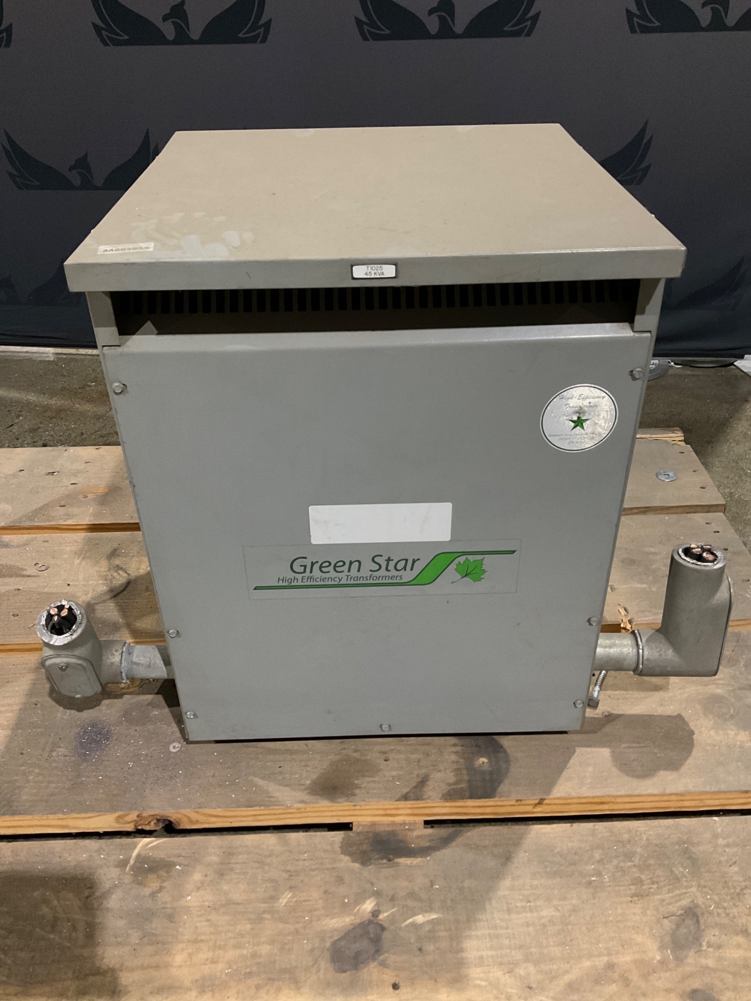 REX POWER MAGNETICS BA45H-M/Z 45kVA Transformer 480V-208Y/120V USED 0
