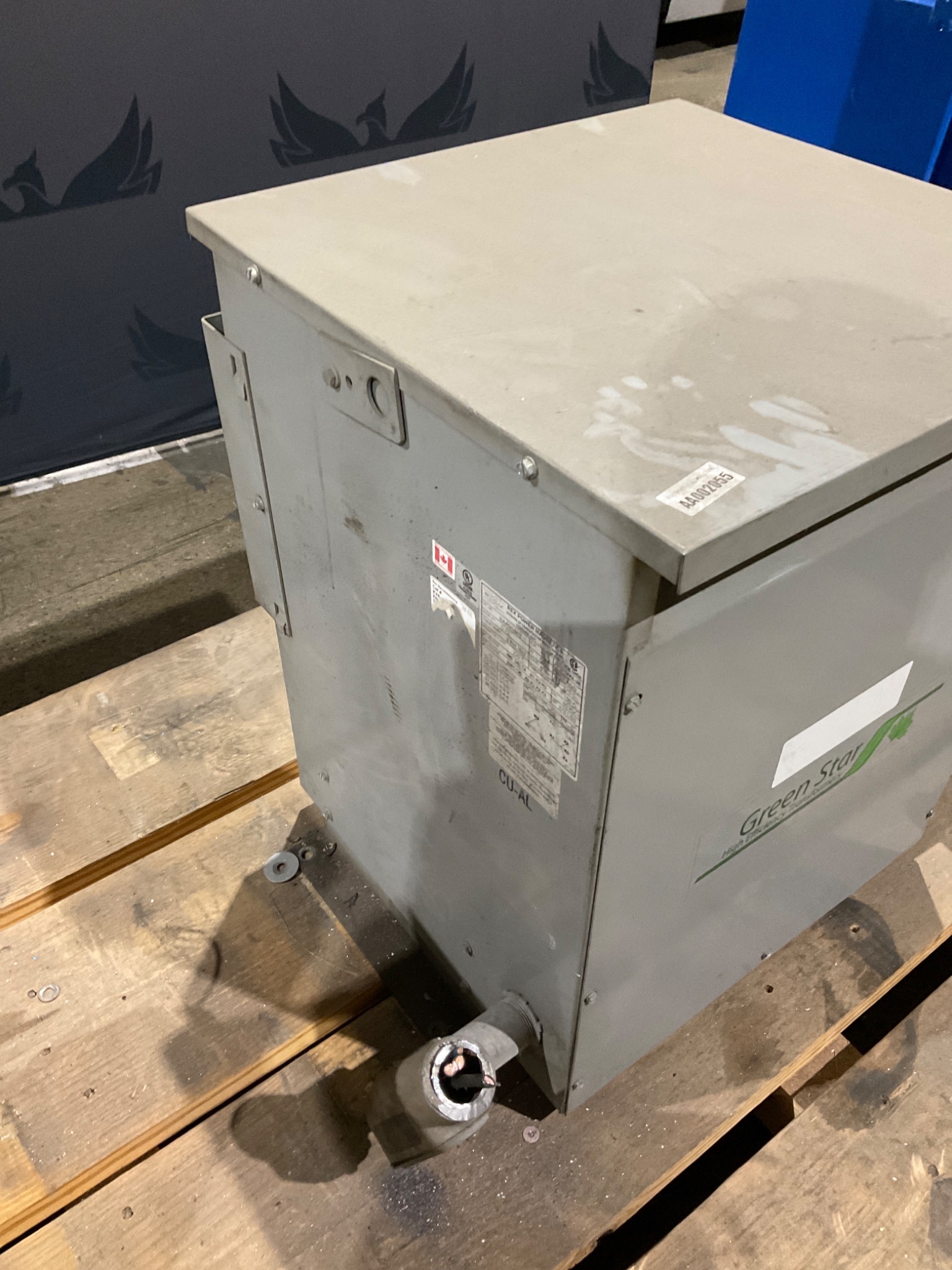 REX POWER MAGNETICS BA45H-M/Z 45kVA Transformer 480V-208Y/120V USED 2