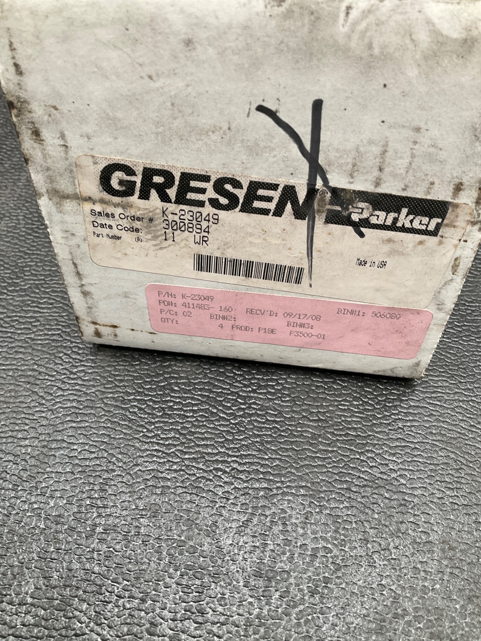 PARKER K-23049 Element Filter 5 Micron Glass NEW 3