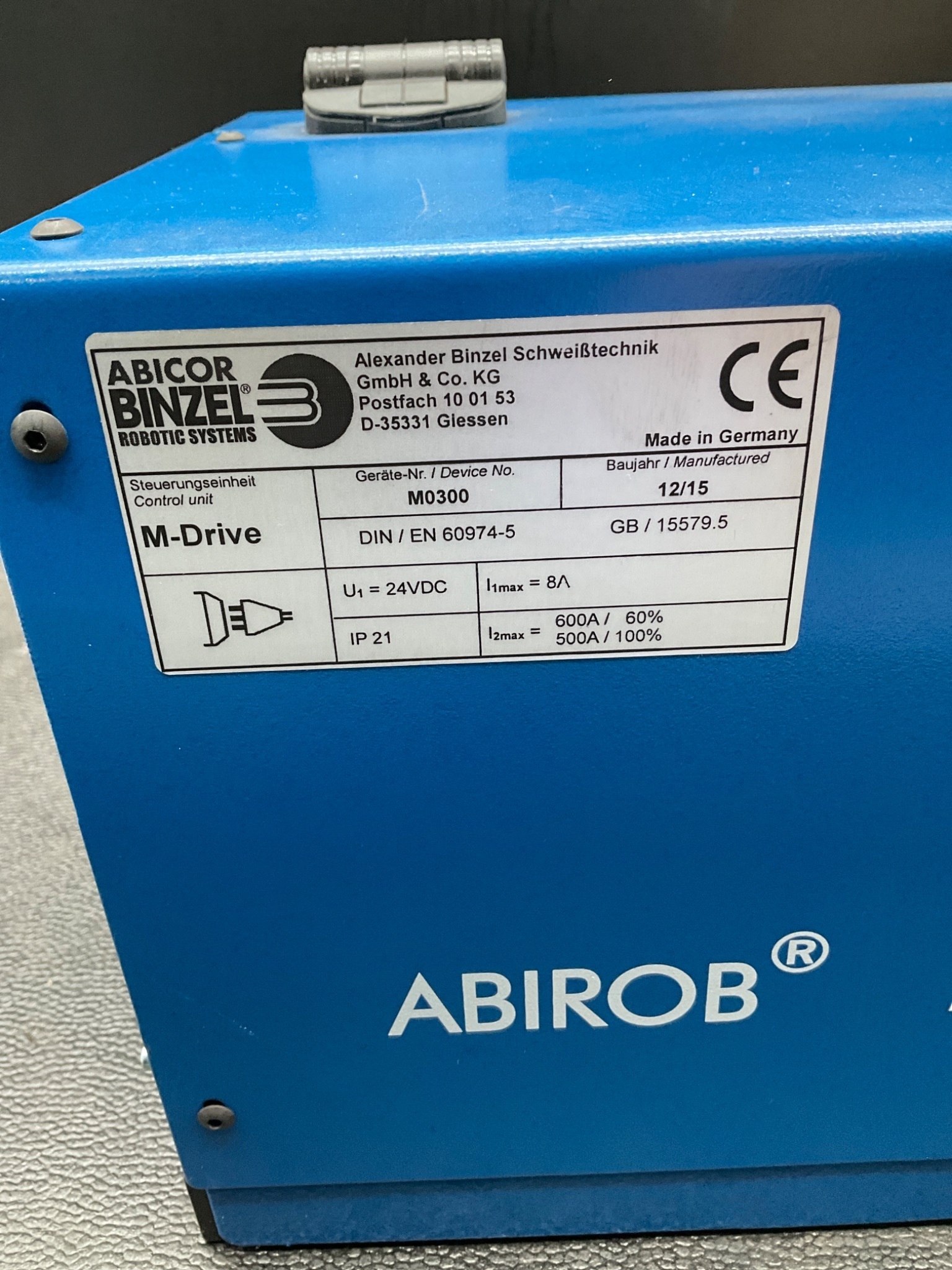 ABICOR BINZEL M0300 ABIROB M-Drive Welding Module USED 1