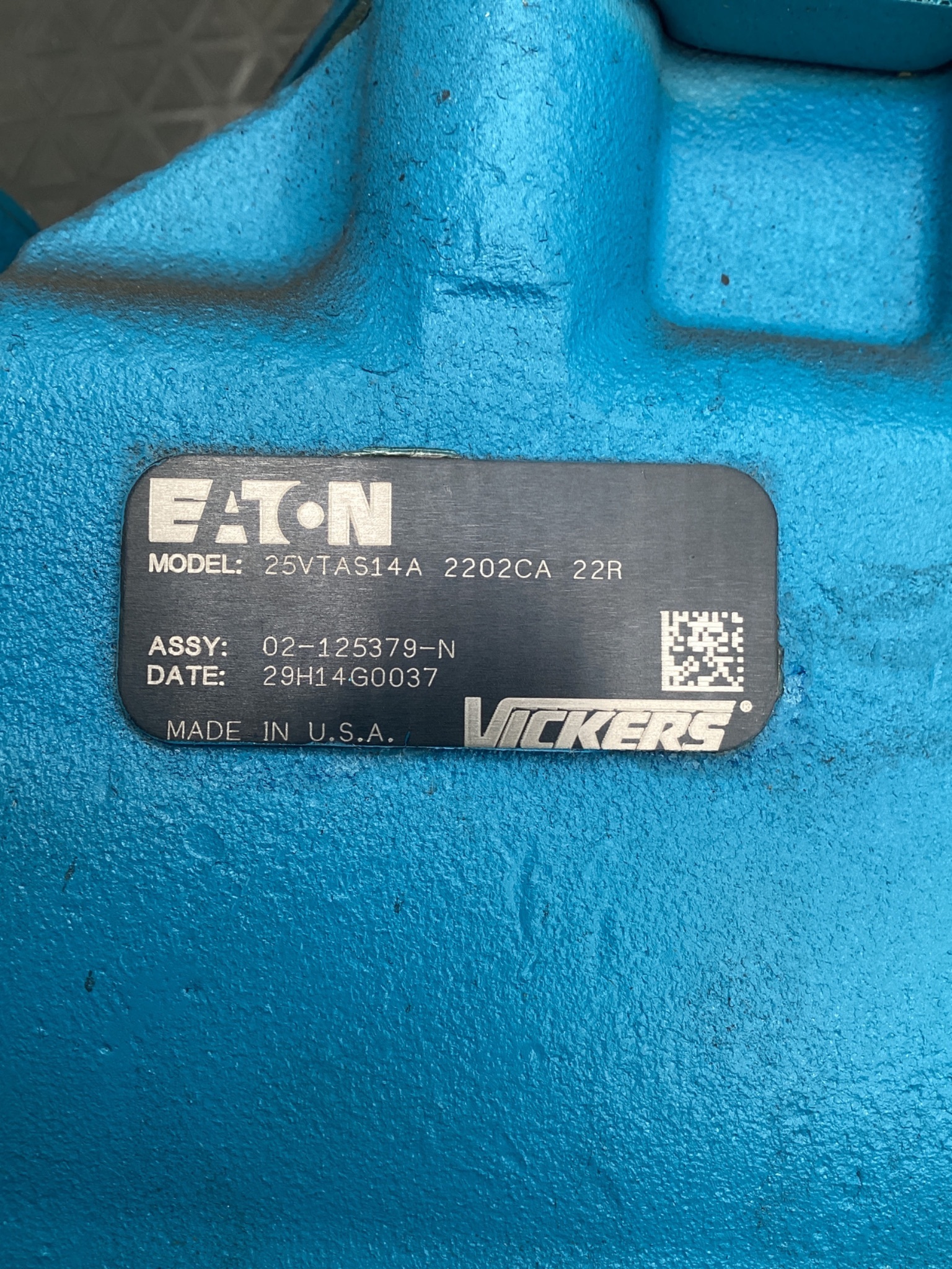 EATON 25VTAS14A 2202CA 22R Hydraulic Vane Pump NEW 4