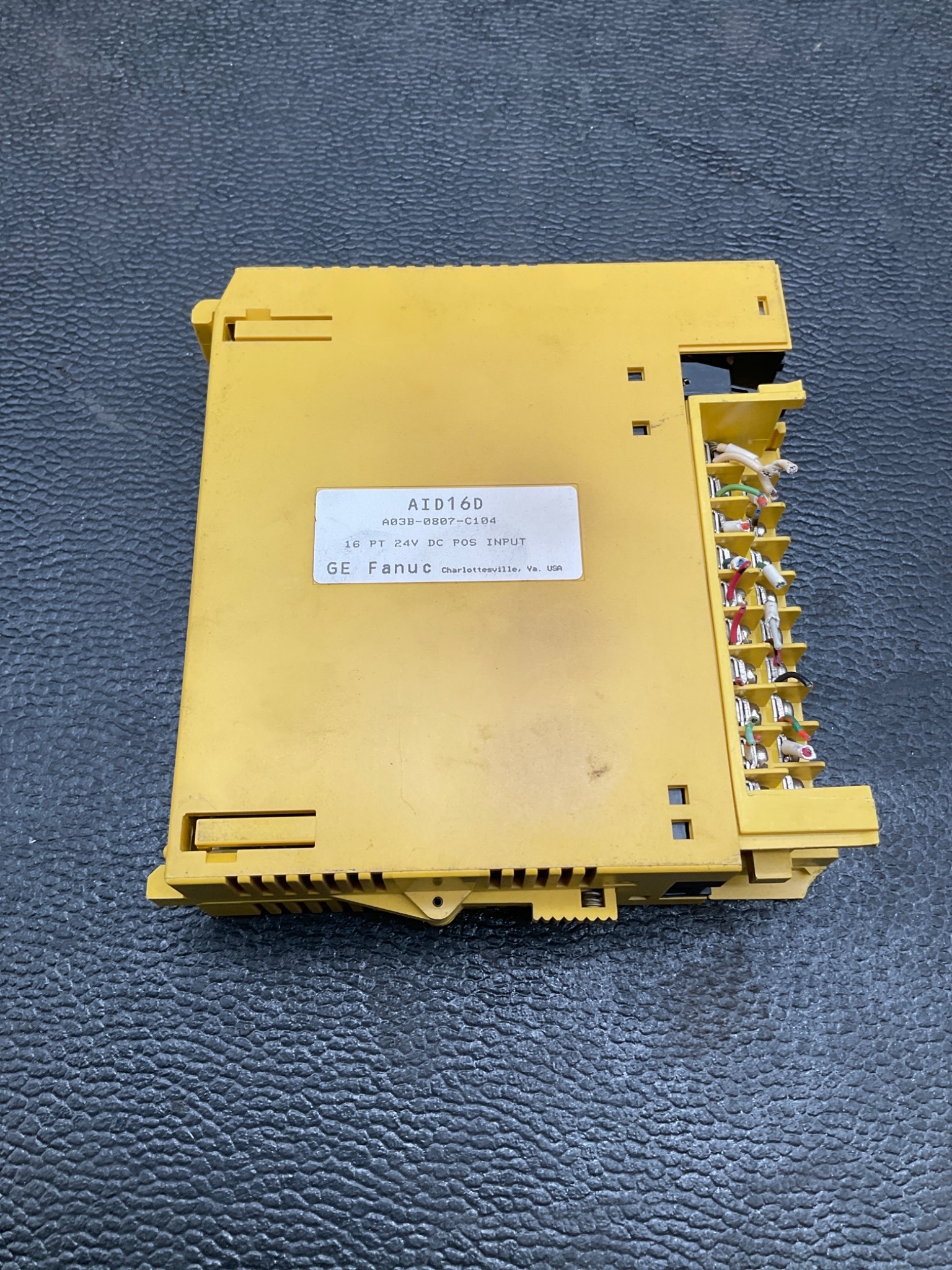 GE FANUC A03B-0807-C104 Digital Input Module 16PT 24VDC USED 0
