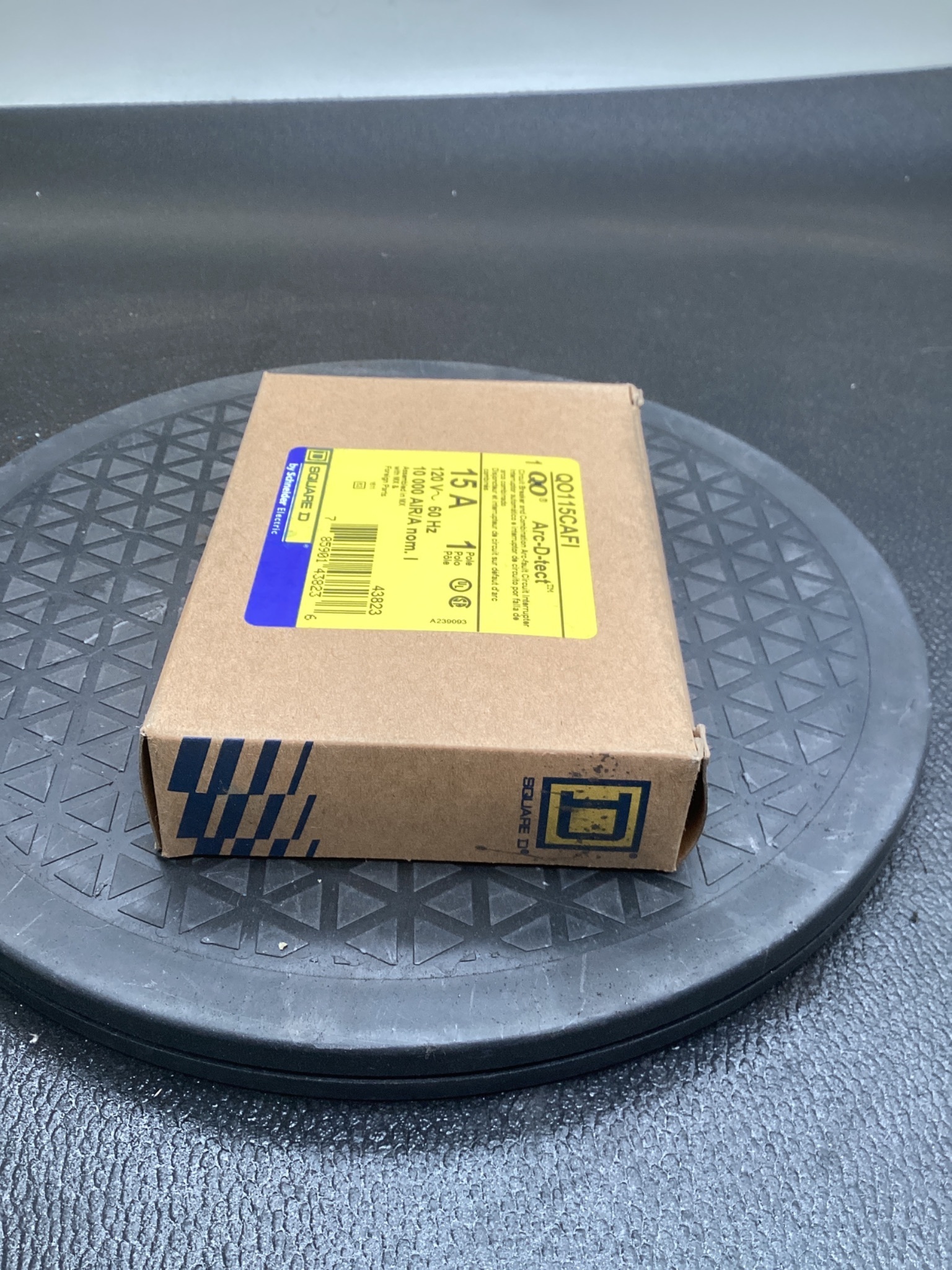 SQUARE D Q0115CAFI Combination Arc Fault Circuit Breaker 15A 120V 1-Pole NEW 1