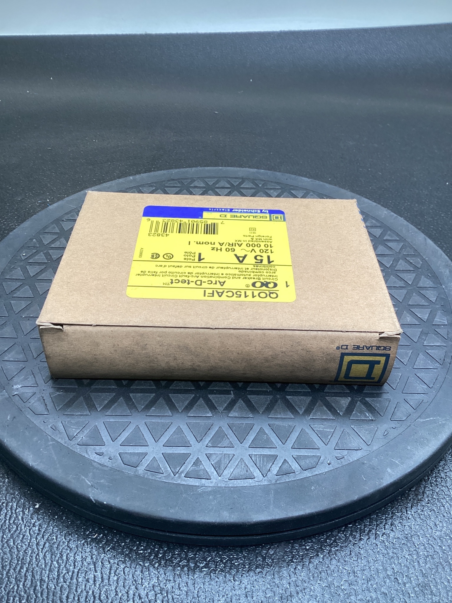 SQUARE D Q0115CAFI Combination Arc Fault Circuit Breaker 15A 120V 1-Pole NEW 2