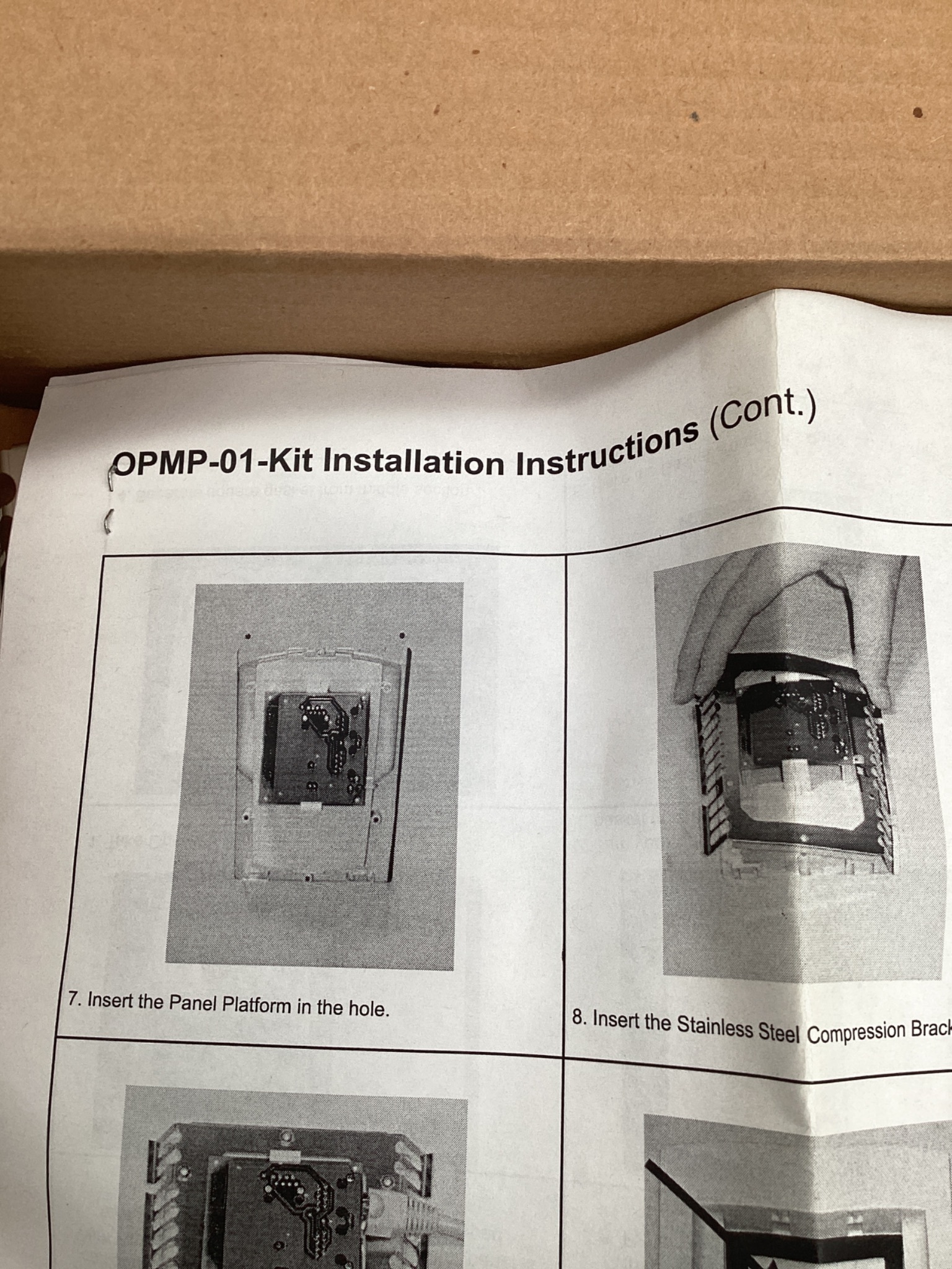 ABB OPMP-01 Kit Panel Mounting Platform NEW 3