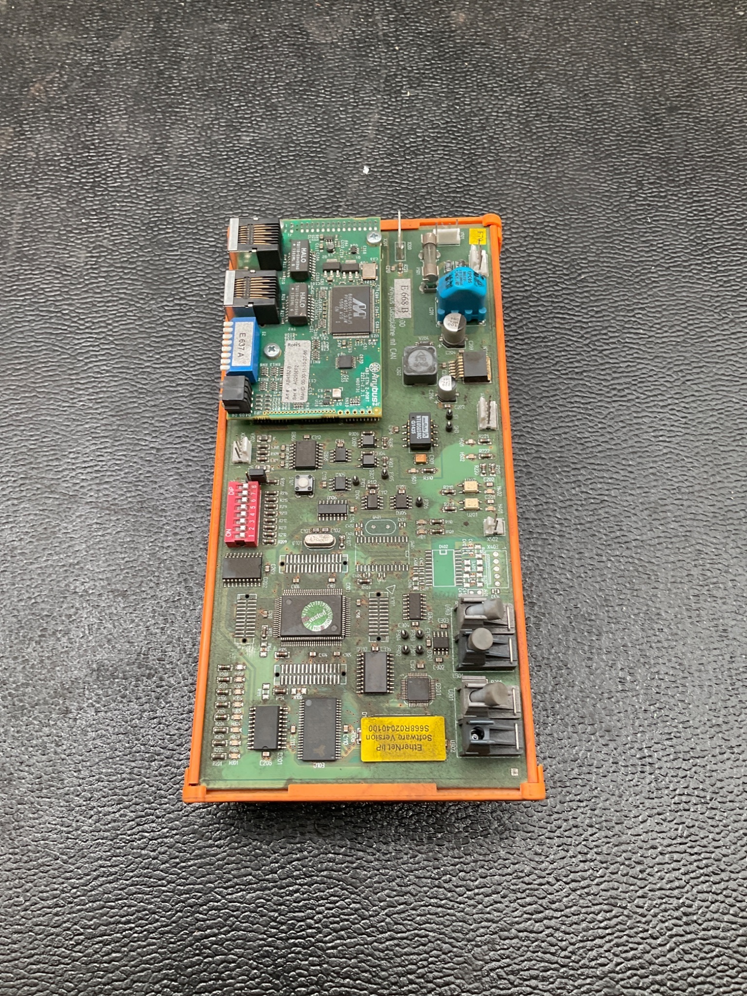 ANYBUS BASISPLATINE E668B CAN Gateway Circuit Board USED 2