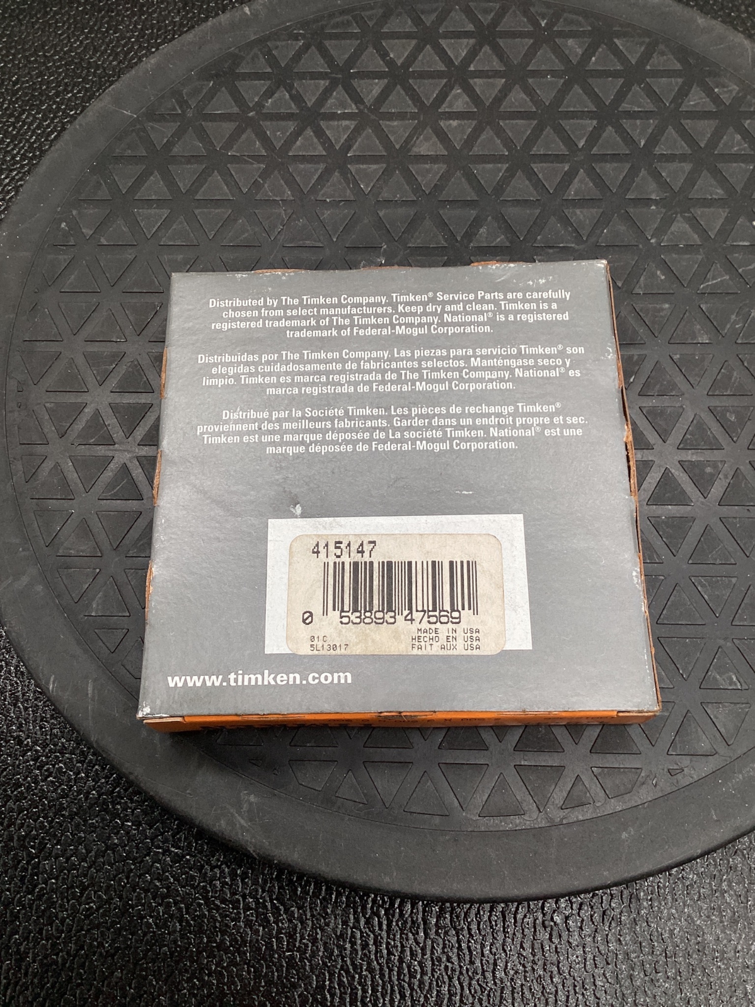 TIMKEN 415147 Nitrile Oil Seal 2.5in x 3.505in x 0.5in NEW 2