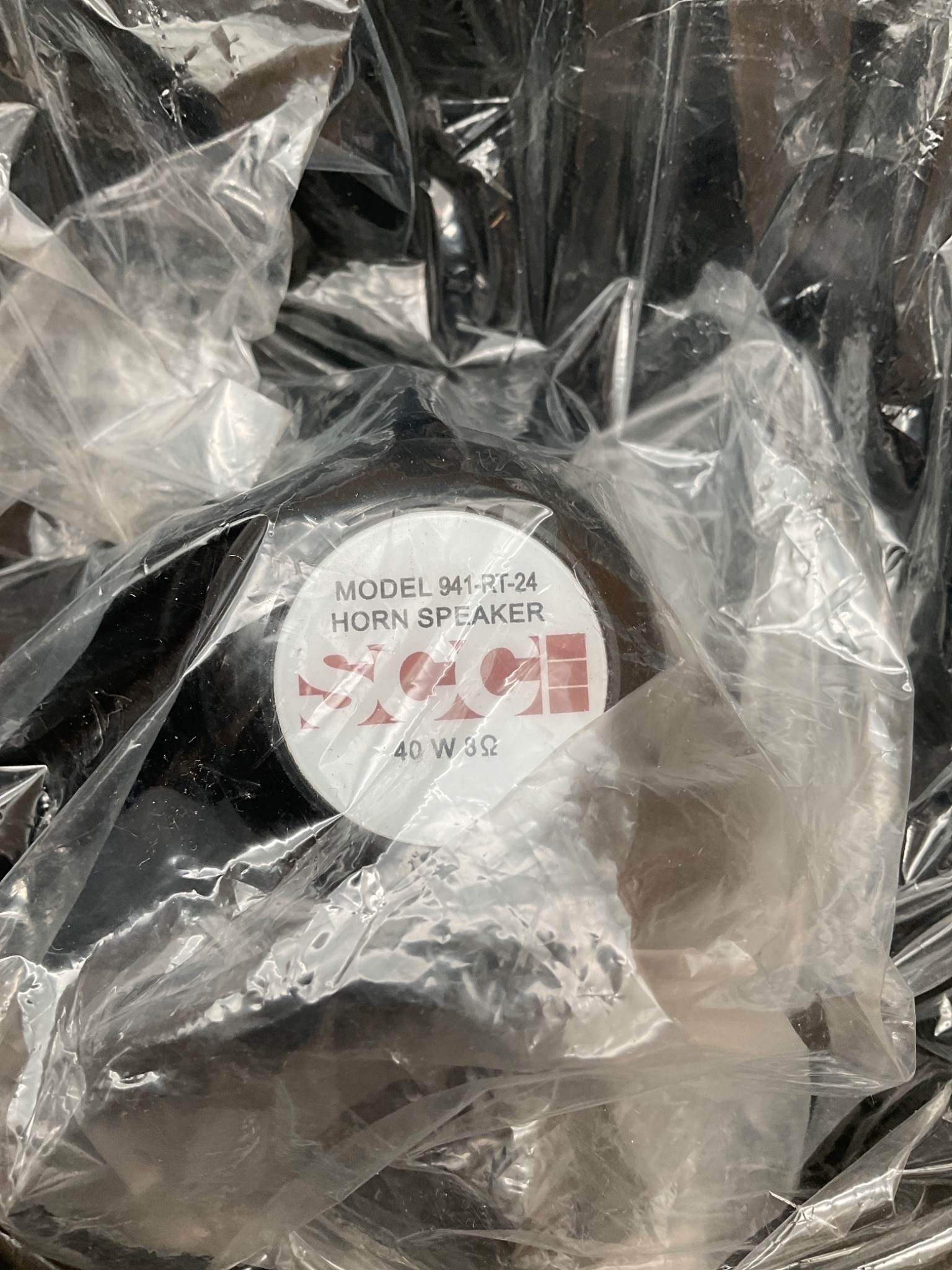 SCC 941-RT-24 Industrial Horn Speaker 40W 24VDC NEW 4