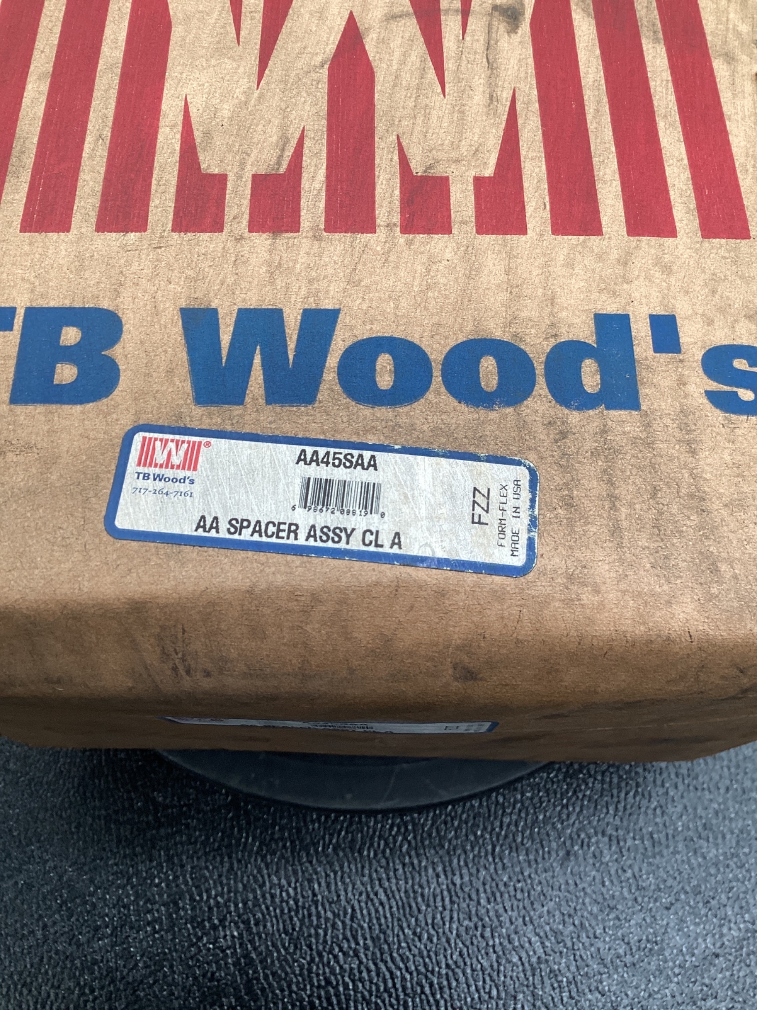 TB WOODS AA45SAA Disc Coupling Spacer Assembly NEW 4