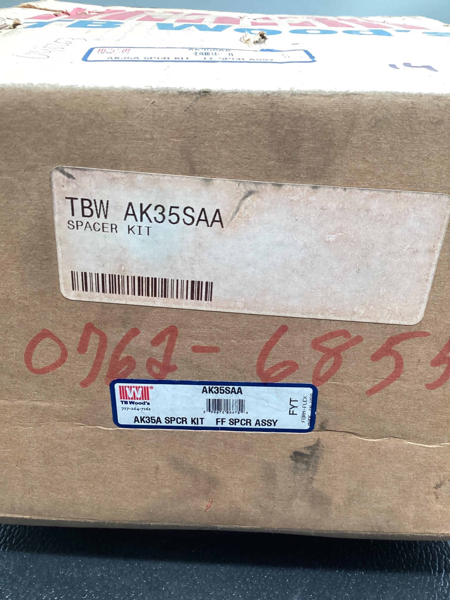 TB WOODS AK35SAA Disc Coupling Spacer Assembly NEW 4