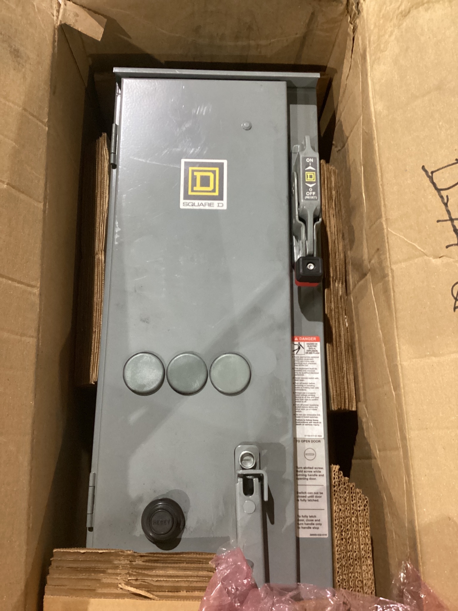 SQUARE D 8538SCA24V02S AC COMBINATION MOTOR STARTER 4