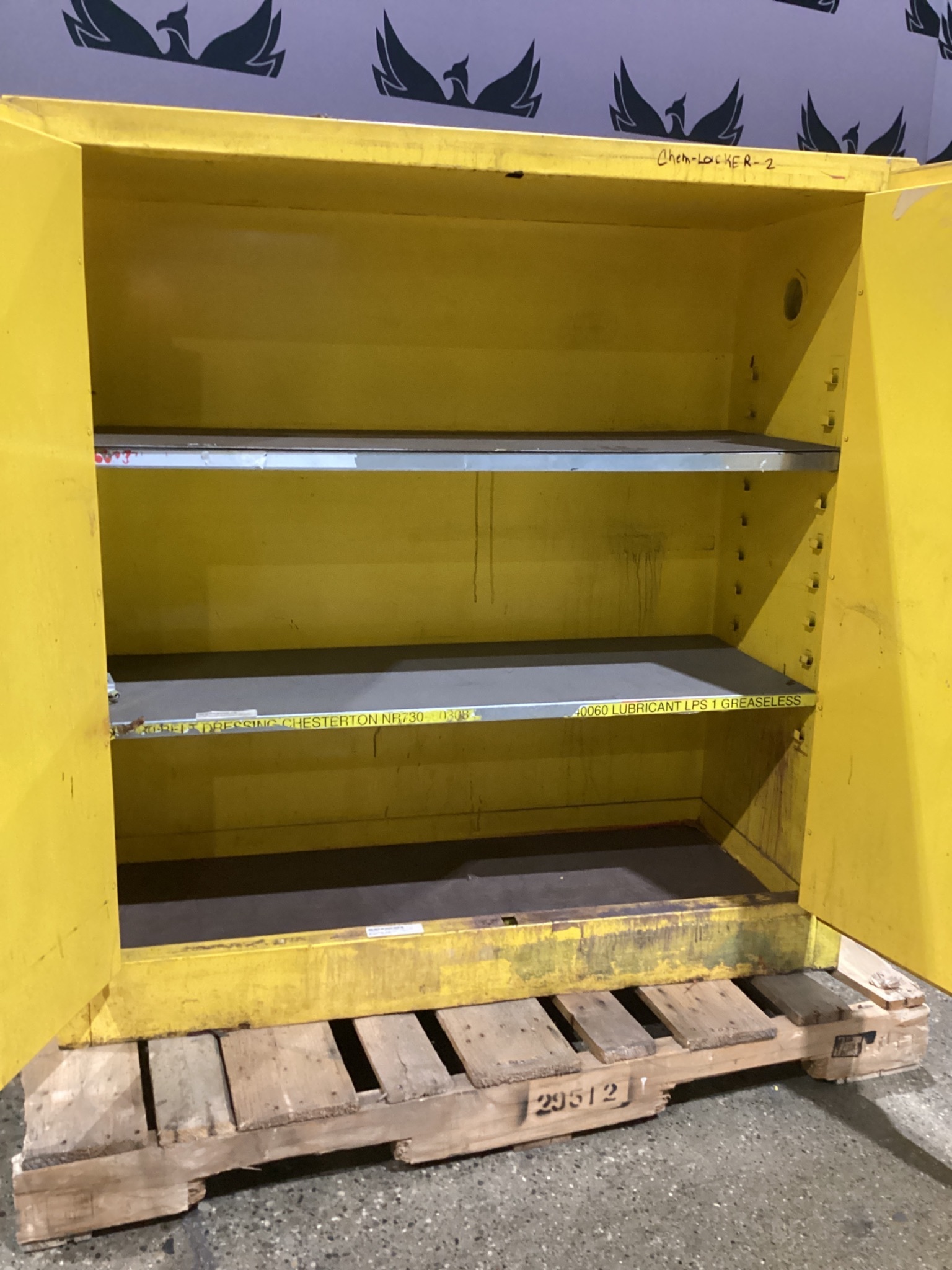 JUSTRITE 25300 Flammable Liquid Storage Cabinet 30 Gallon USED 1